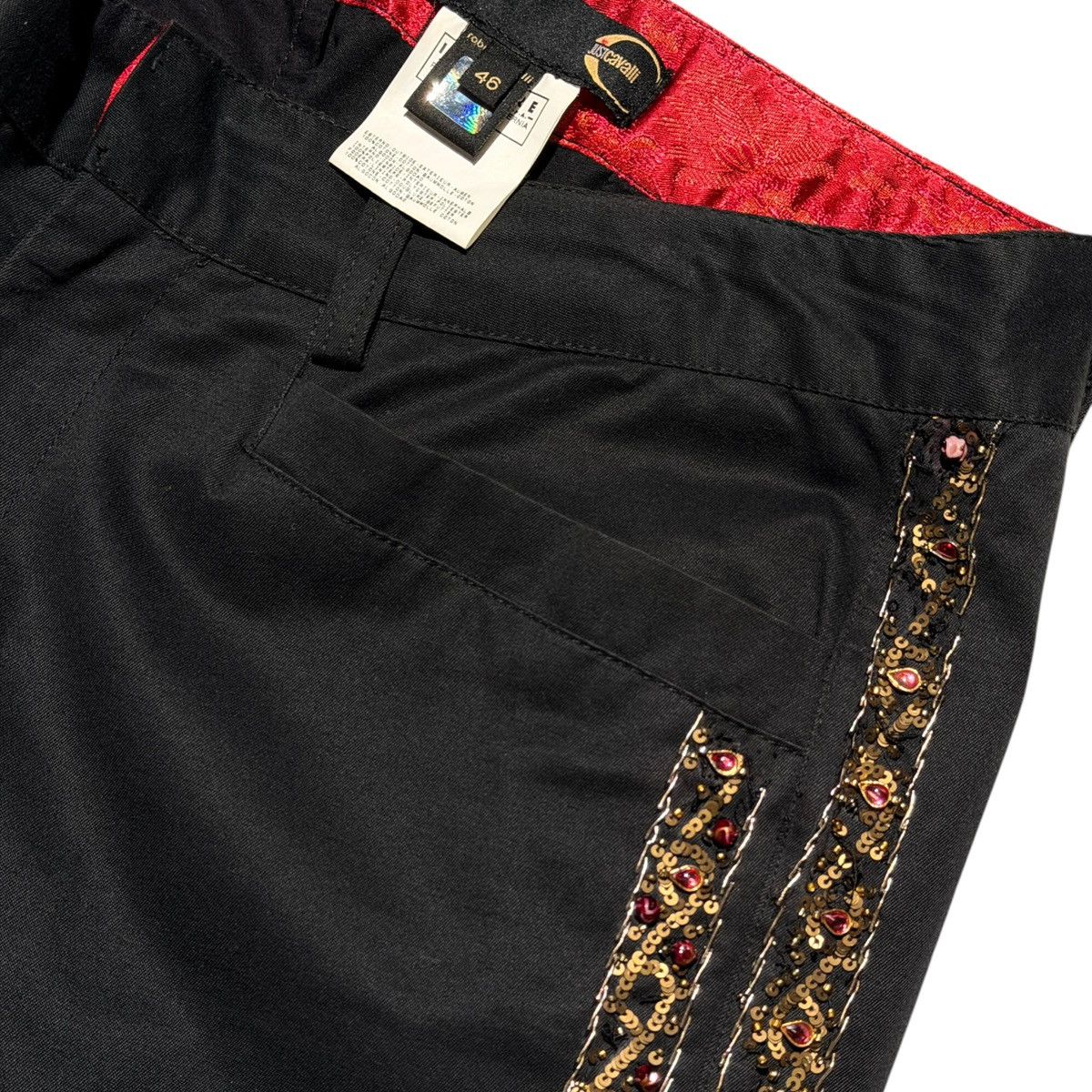 Roberto Cavalli Embellished side stripe trouser Size US 32 / EU 48 - 2 Thumbnail