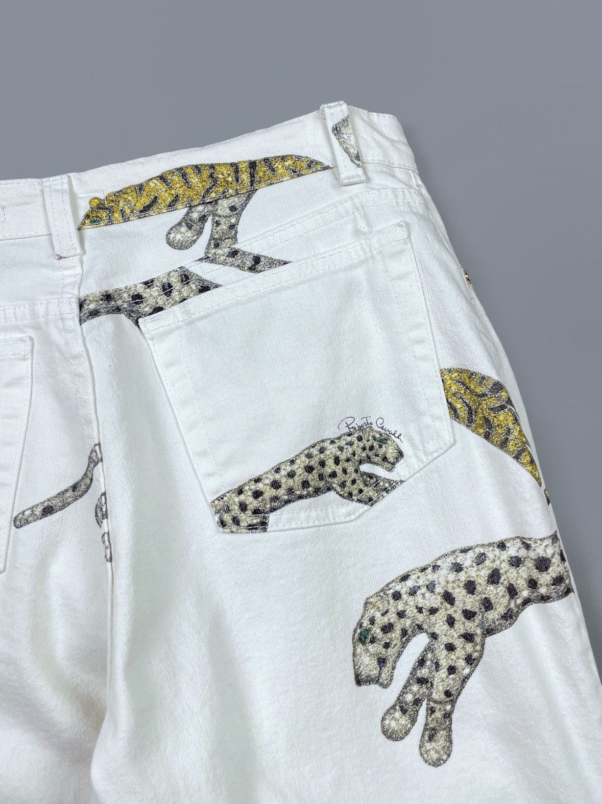 Roberto Cavalli Vintage Roberto Cavalli Leopard & Tiger Animal Print Pants M Size 28" / US 6 / IT 42 - 10 Thumbnail