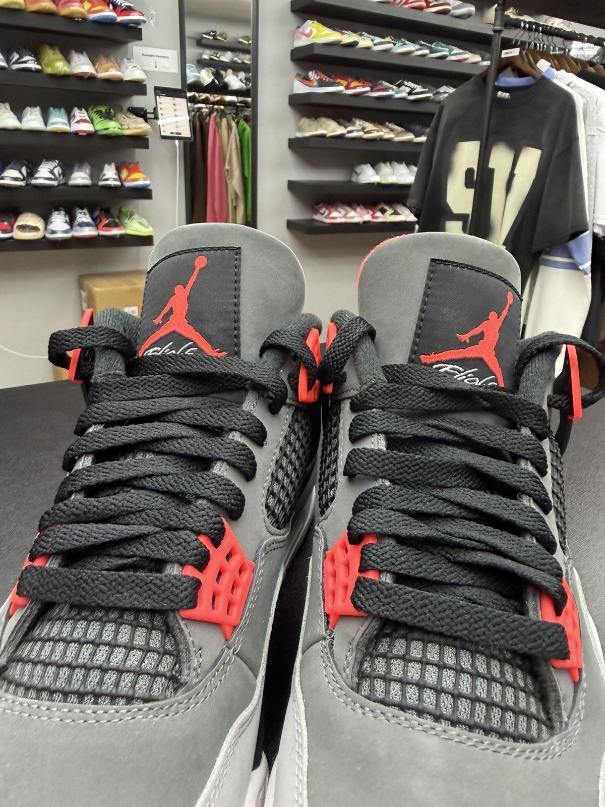 Jordan Brand Size 9.5 - Jordan 4 Retro Infrared Size US 9.5 / EU 42-43 - 6 Thumbnail