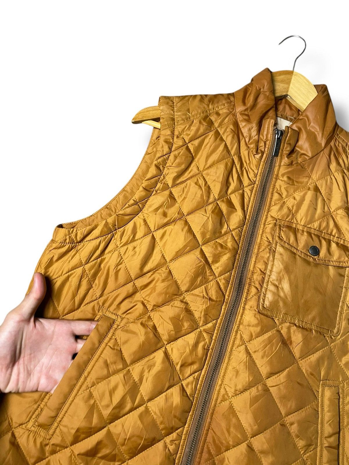 Japanese Brand KENT Brand Puffer Quilted Vests (6) Size US L / EU 52-54 / 3 - 5 Thumbnail