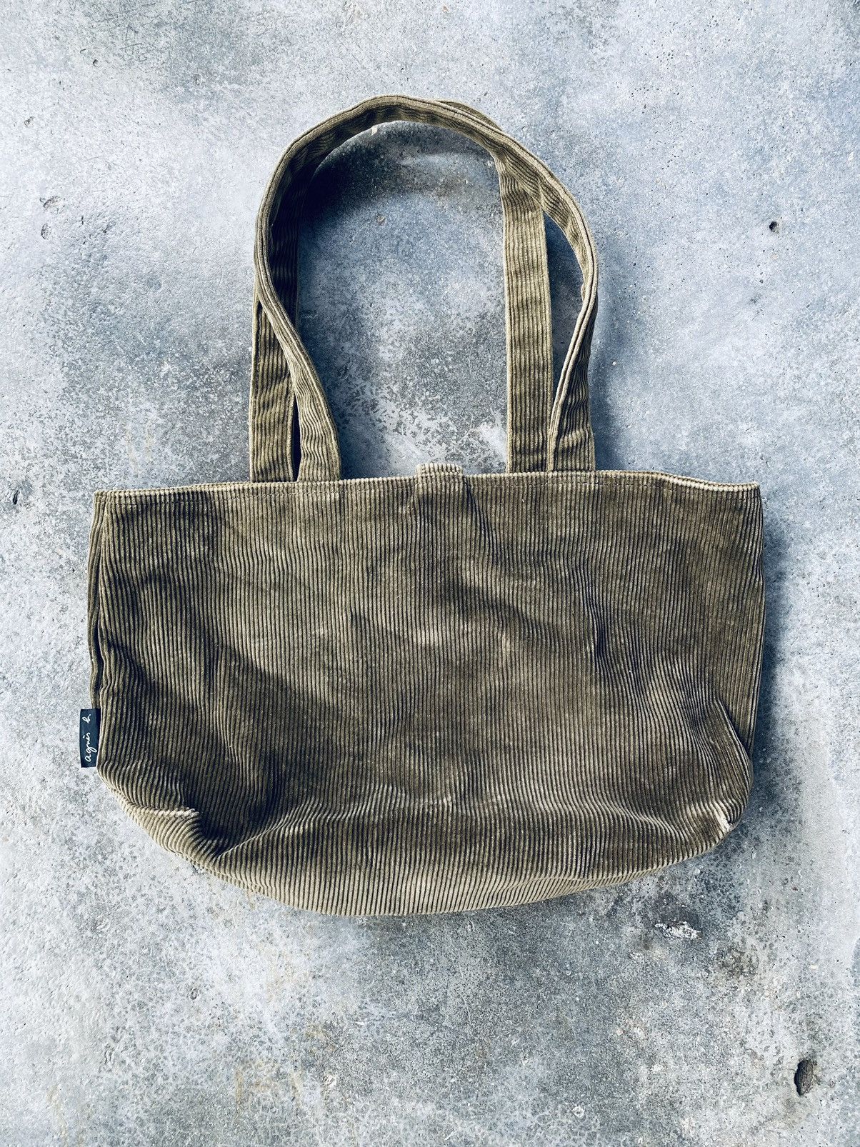 agnes b. Vintage Agnes B Corduroy Tote Bag Size ONE SIZE - 2 Thumbnail
