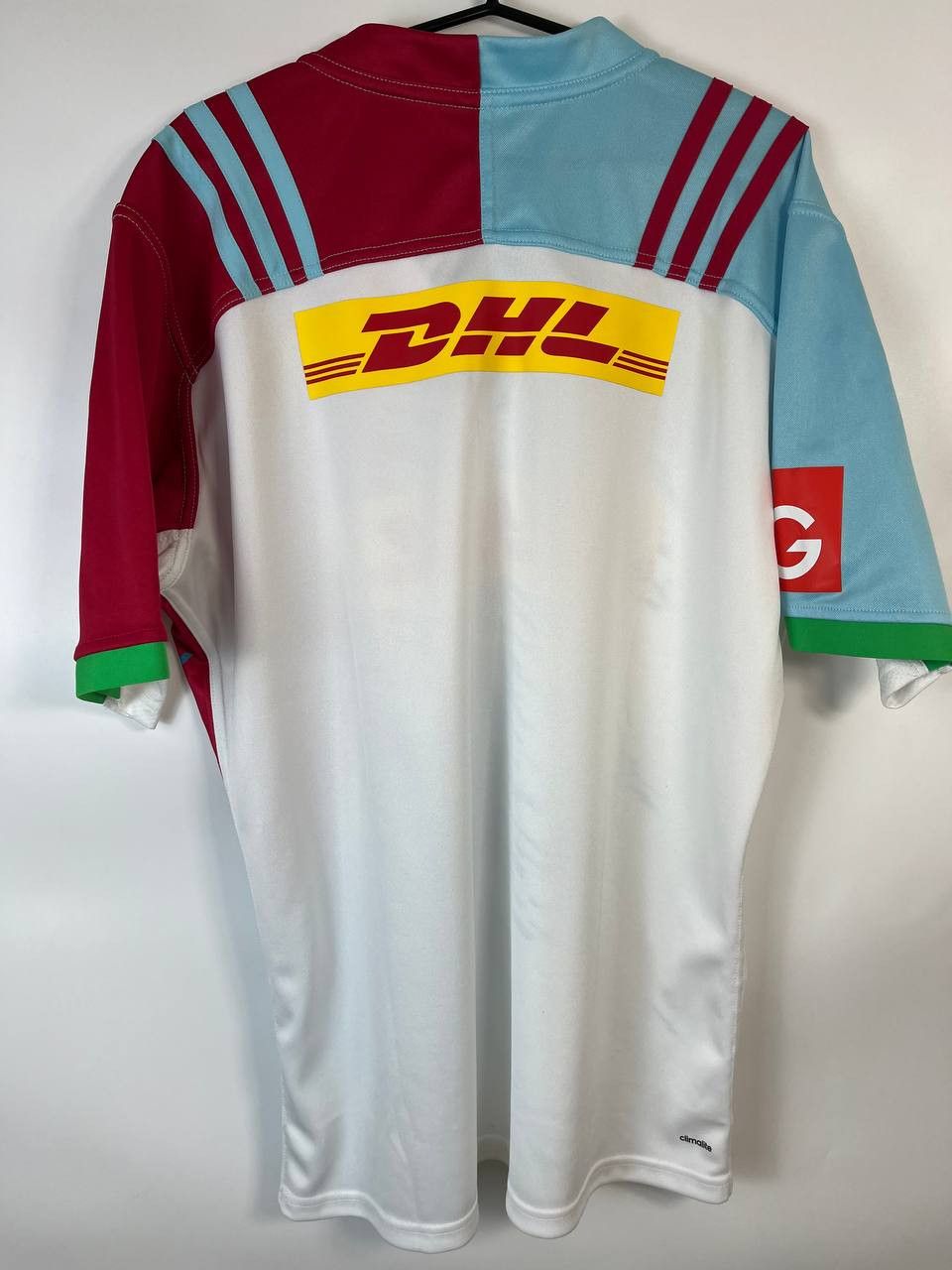 Adidas HARLEQUINS 2016 2017 AWAY RUGBY SHIRT JERSEY ADIDAS SIZE XL Size US XL / EU 56 / 4 - 4 Thumbnail
