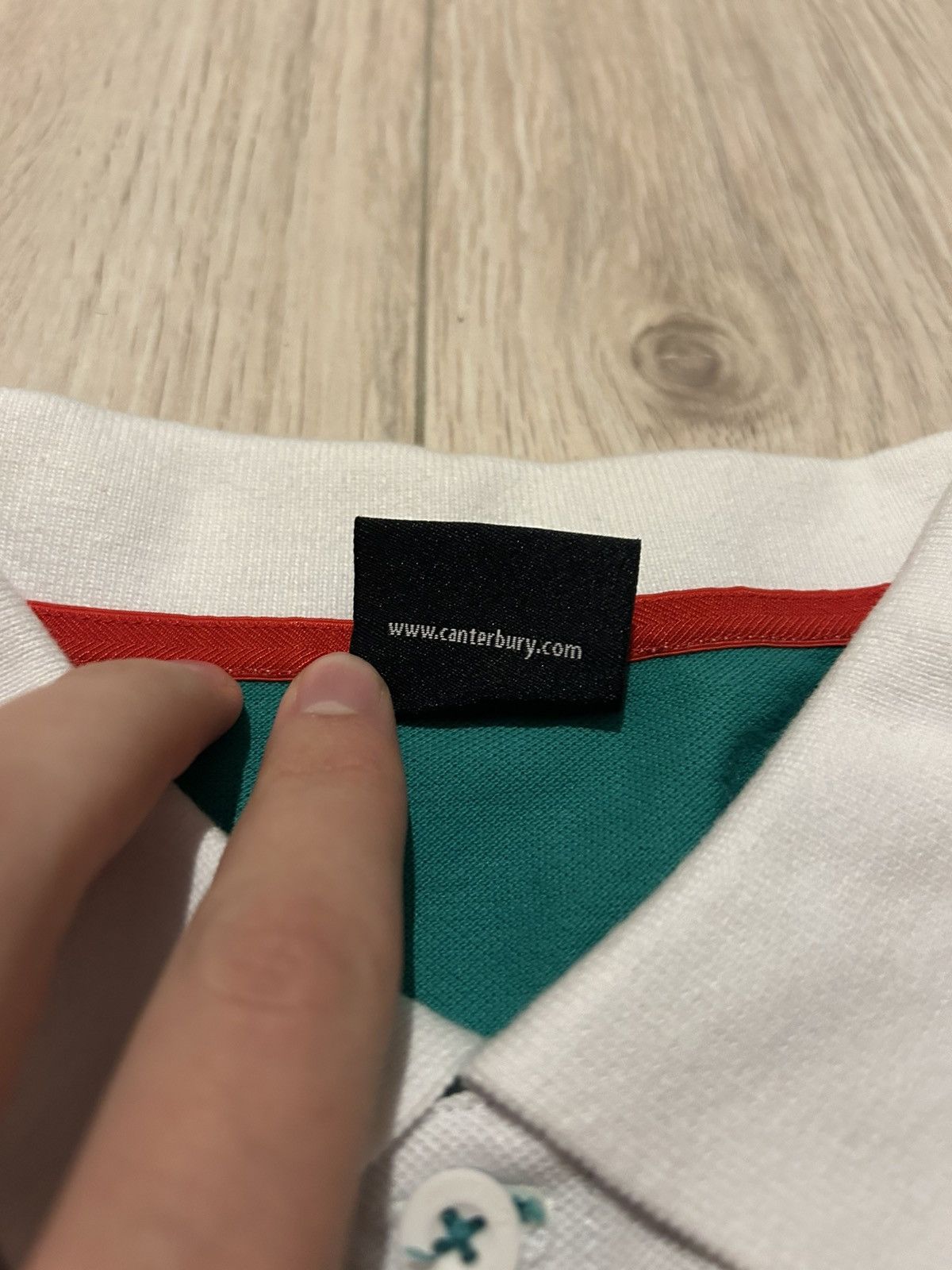 Canterbury of New Zealand Canterbury of New Zealand Leicester Tigers rugby jersey Size US M / EU 48-50 / 2 - 7 Thumbnail