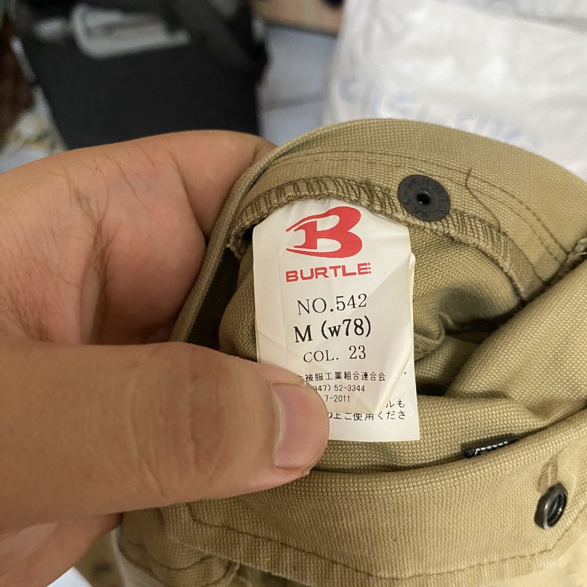 Japanese Brand DL Burtle Beige Cargo Multipocket Pants #C1134 Size US 30 / EU 46 - 21 Thumbnail