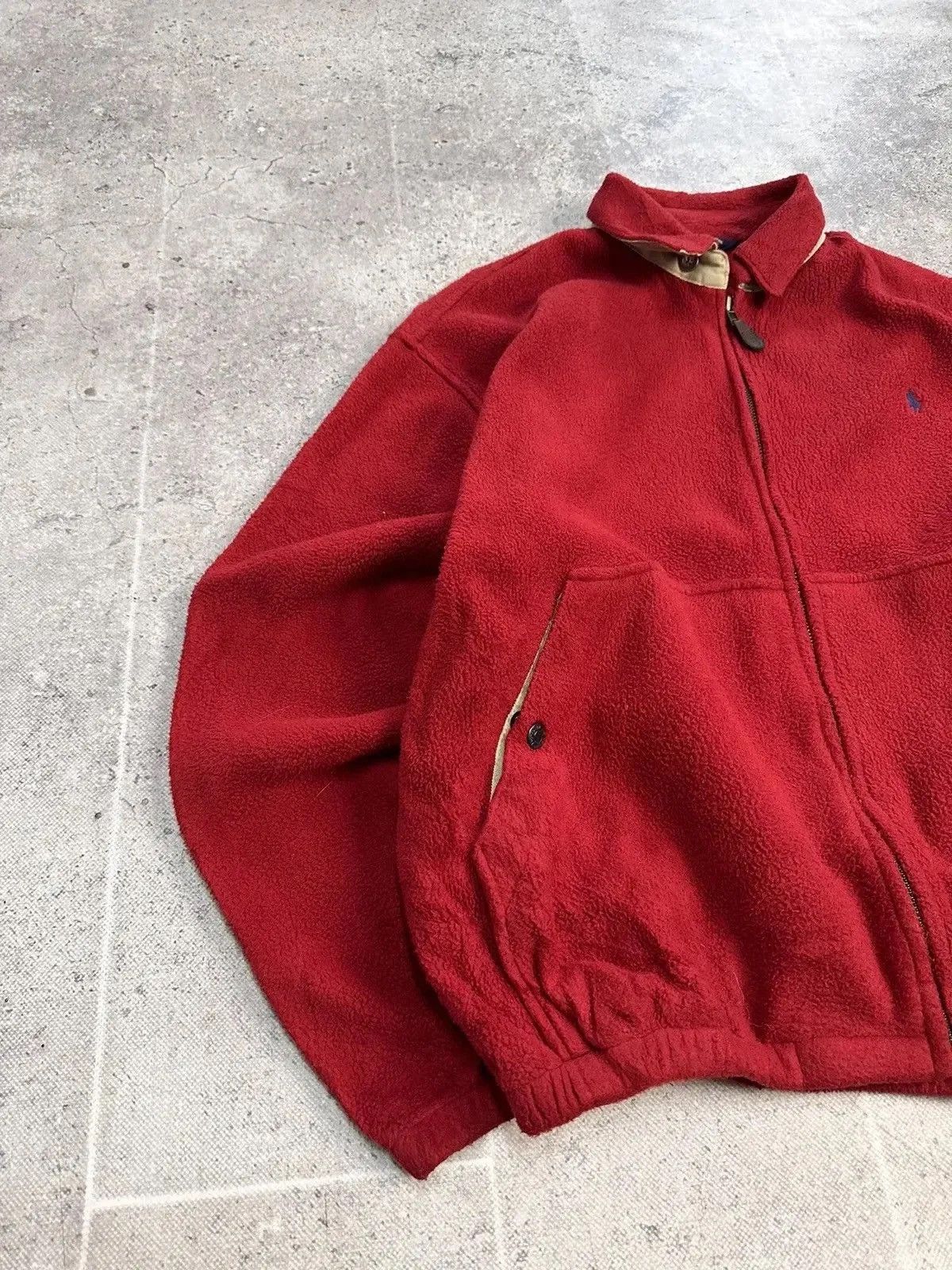 Polo Ralph Lauren × Vintage Polo Ralph Lauren fleece Jacket full zip Distressed Size US M / EU 48-50 / 2 - 4 Thumbnail