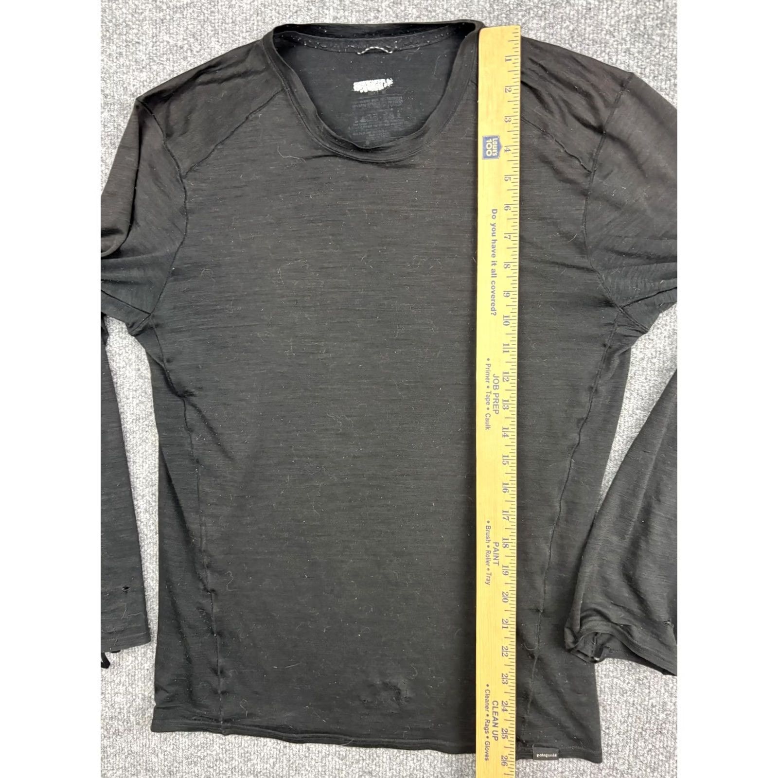 Patagonia Patagonia Long Sleeve Shirt Mens Black Crewneck Base Layer Performance Outdoor Shirt Size US M / EU 48-50 / 2 - 5 Thumbnail