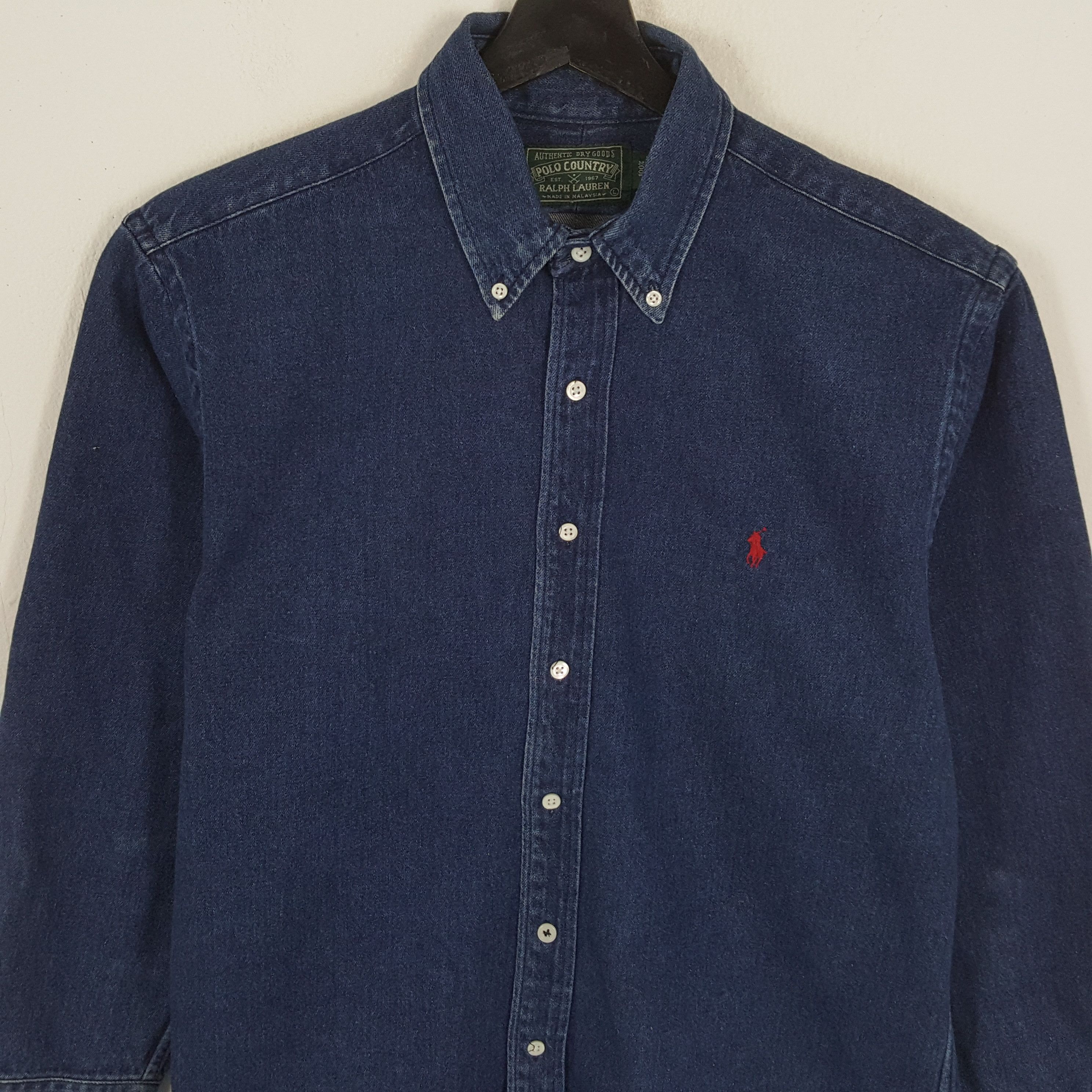 Polo Ralph Lauren × Ralph Lauren × Vintage POLO RALPH LAUREN Small Logo Design Casual Style Shirt Size US L / EU 52-54 / 3 - 2 Thumbnail