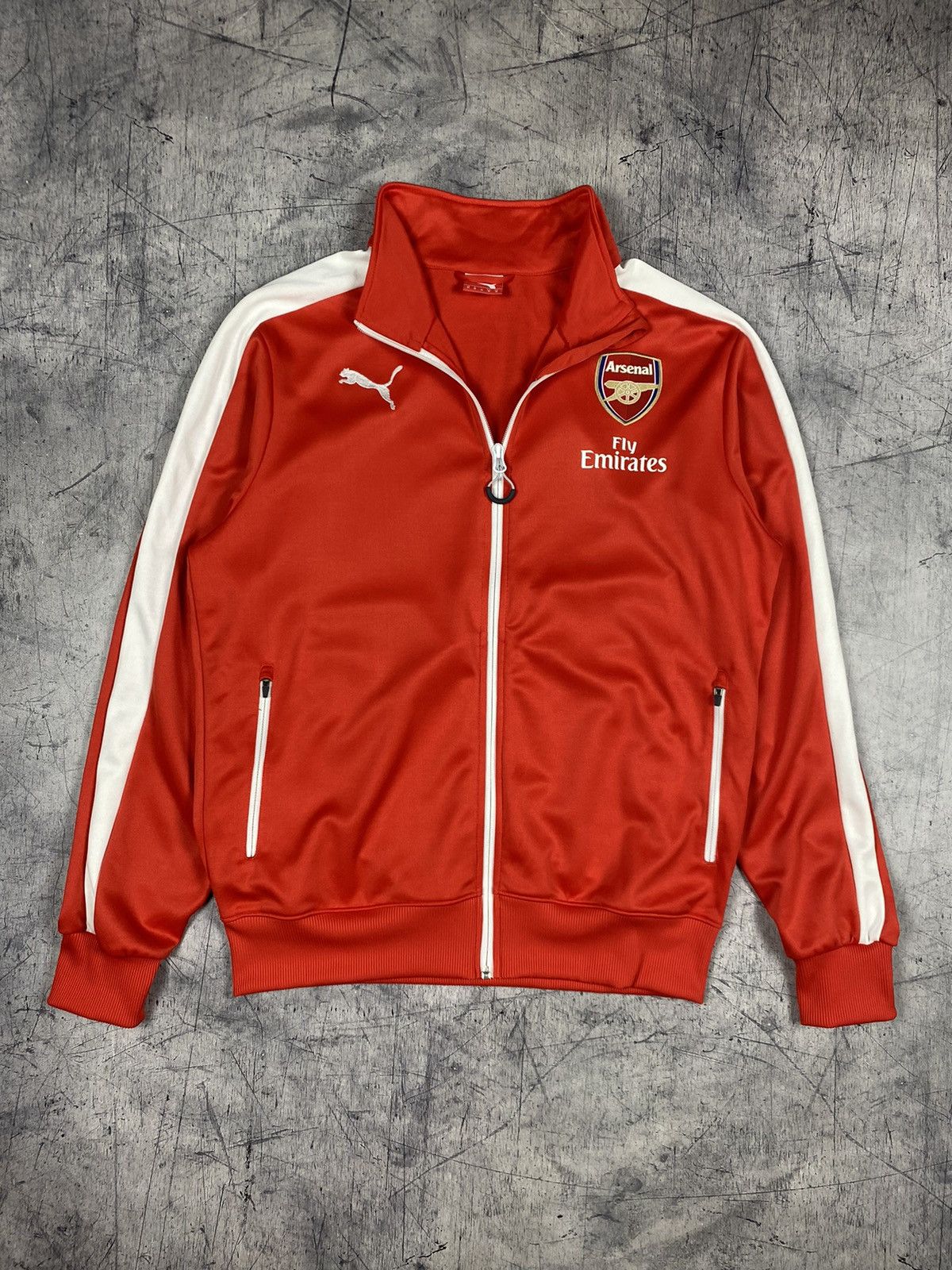 Puma × Vintage Vintage Puma Arsenal 2016 Soccer Jersey Jacket Size US M / EU 48-50 / 2 - 2 Thumbnail