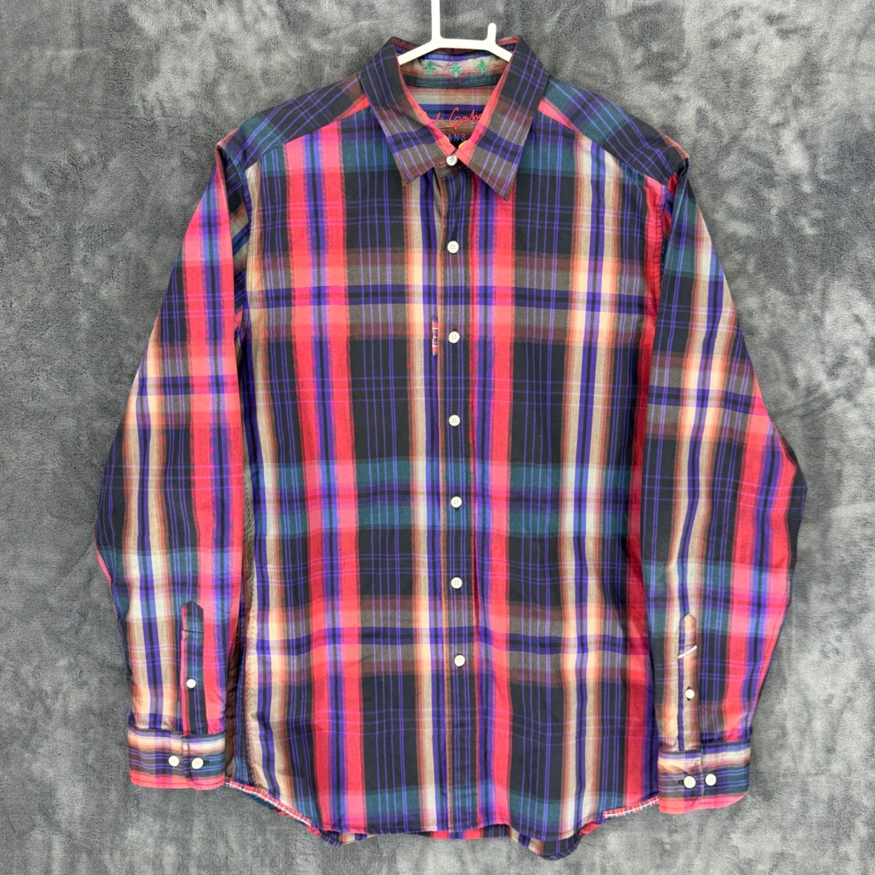 Robert Graham Robert Graham Jeans Mens Large Multicolor Plaid Long Sleeve Button-Down Shirt L Size US L / EU 52-54 / 3 - 2 Thumbnail