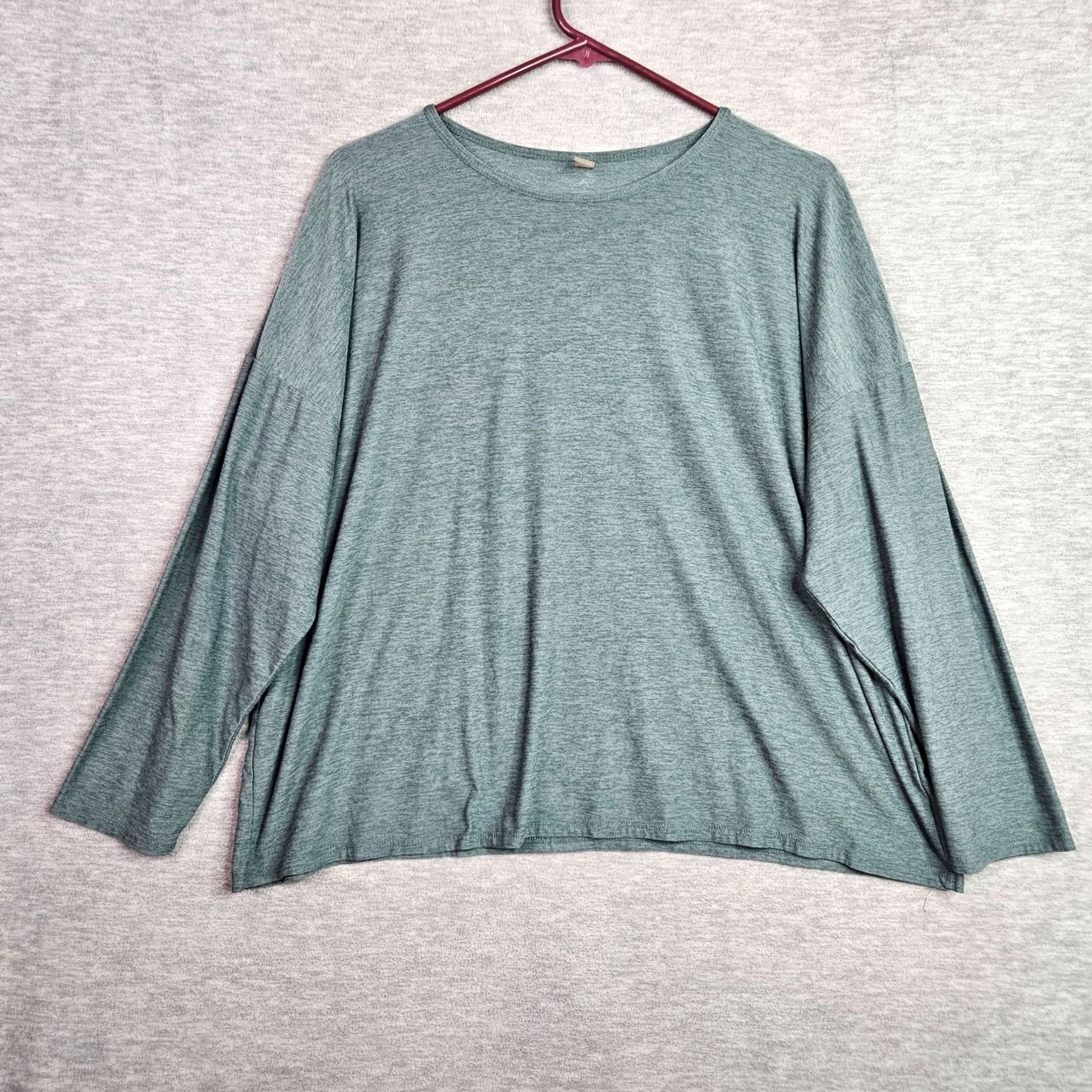 Beyond Yoga Beyond Yoga Daydreamer Pullover Top 2X Green Long Sleeve Racerback Activewear Womens Size XXL / US 16-18 / IT 52-54 - 2 Thumbnail
