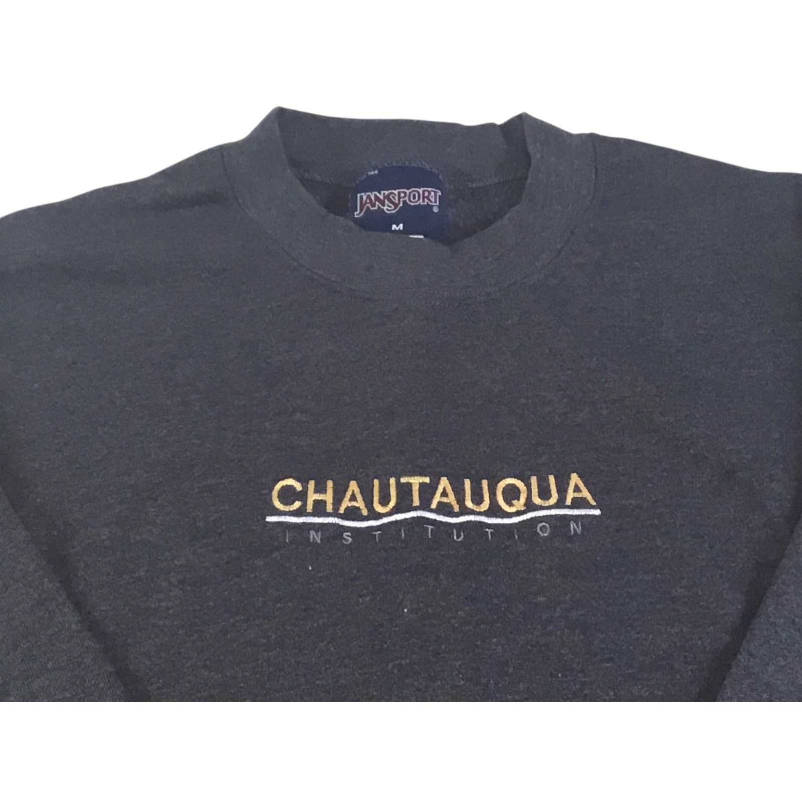 Jansport Chautauqua Institution Sweatshirt Charcoal Gray Size Medium Size US M / EU 48-50 / 2 - 2 Thumbnail