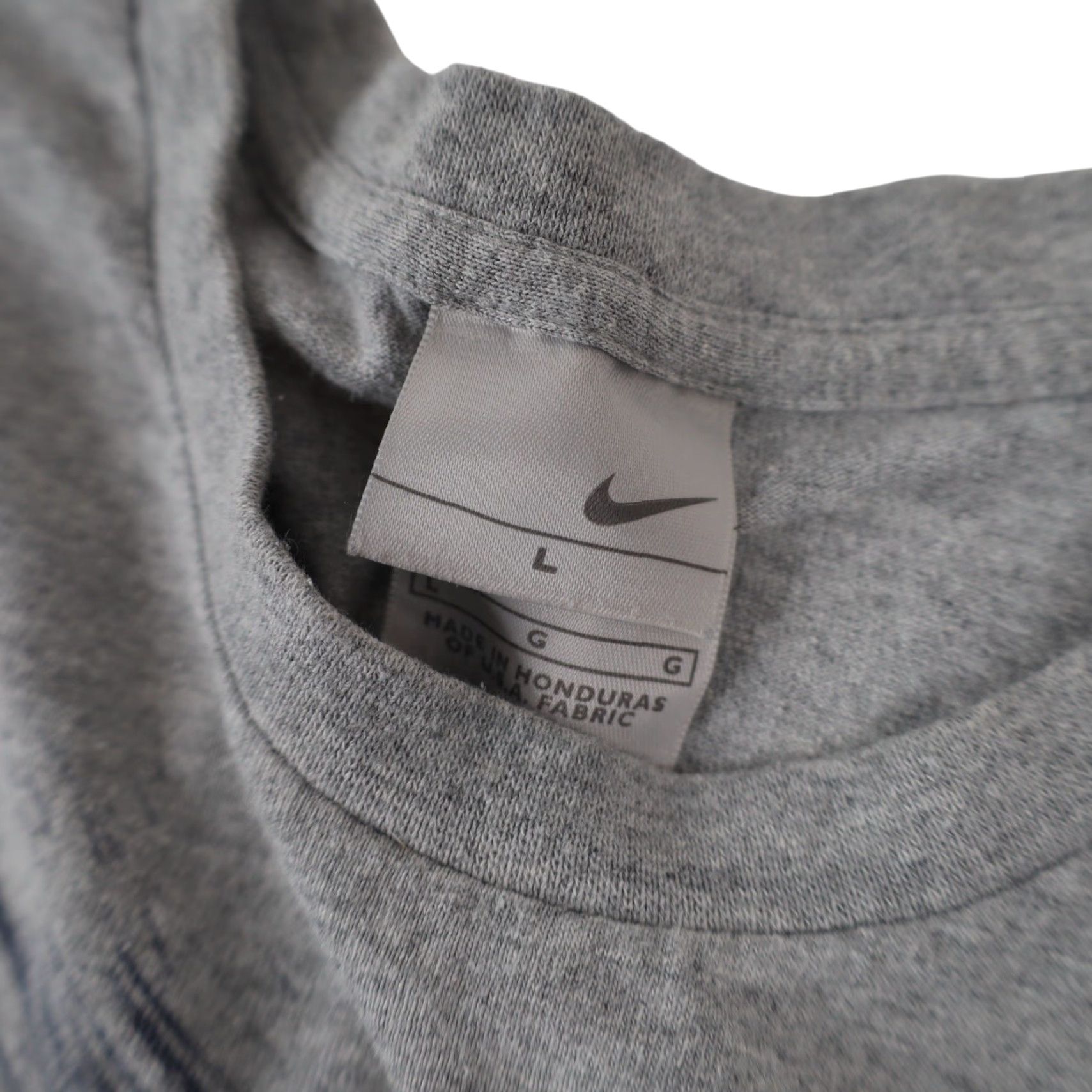 Nike VINTAGE Nike Spellout Long Sleeve T Shirt Shirt Mens Gray L Size US L / EU 52-54 / 3 - 6 Thumbnail