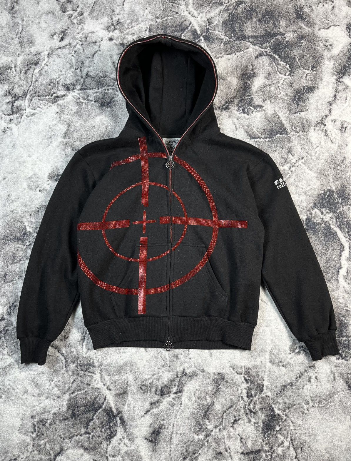 Named Collective Named Collective Target Zip Hoodie Black Red Size US M / EU 48-50 / 2 - 1 Thumbnail