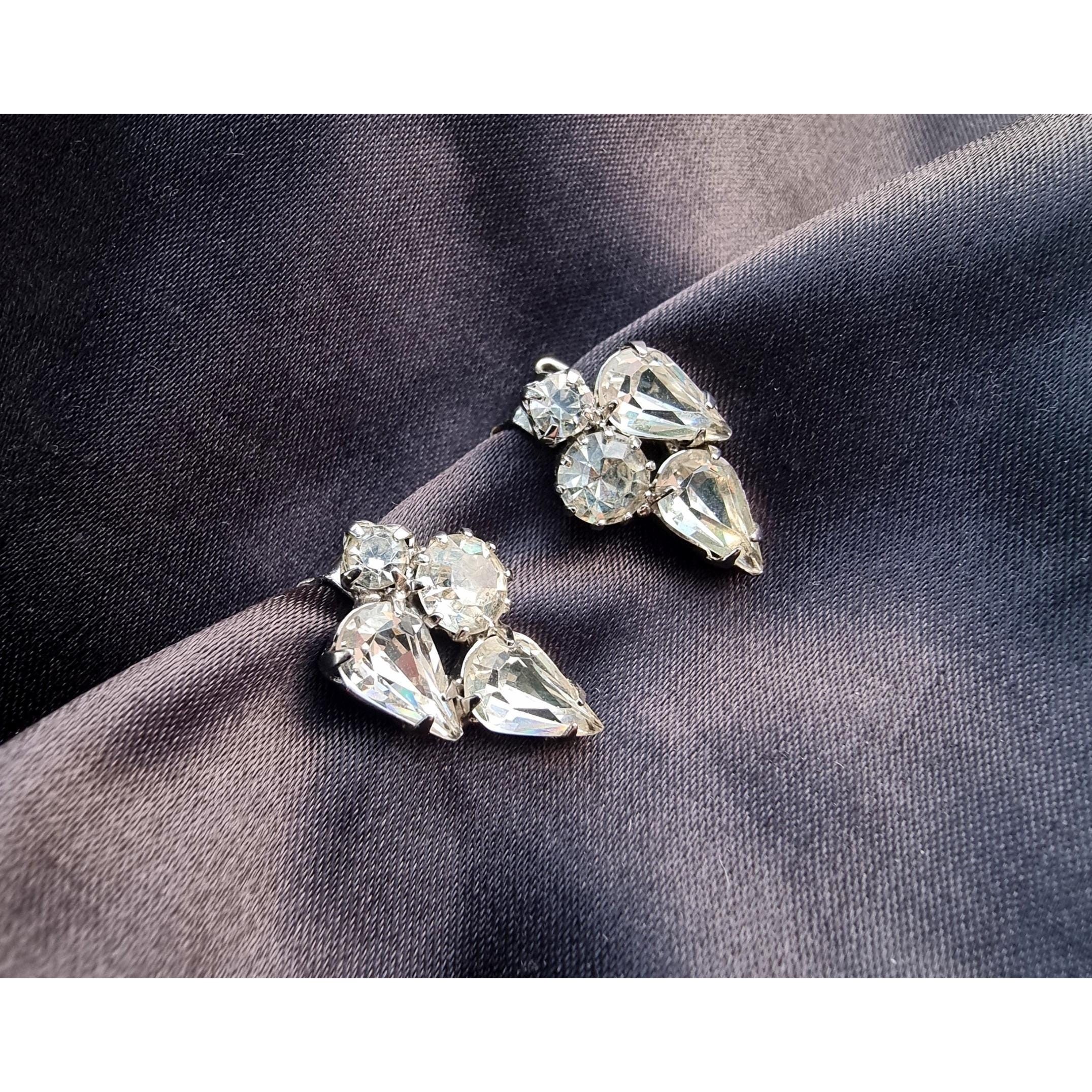 Other Vintage WEISS Signed 1950s Shining Sparkling Clear Rhineston Size ONE SIZE - 2 Thumbnail