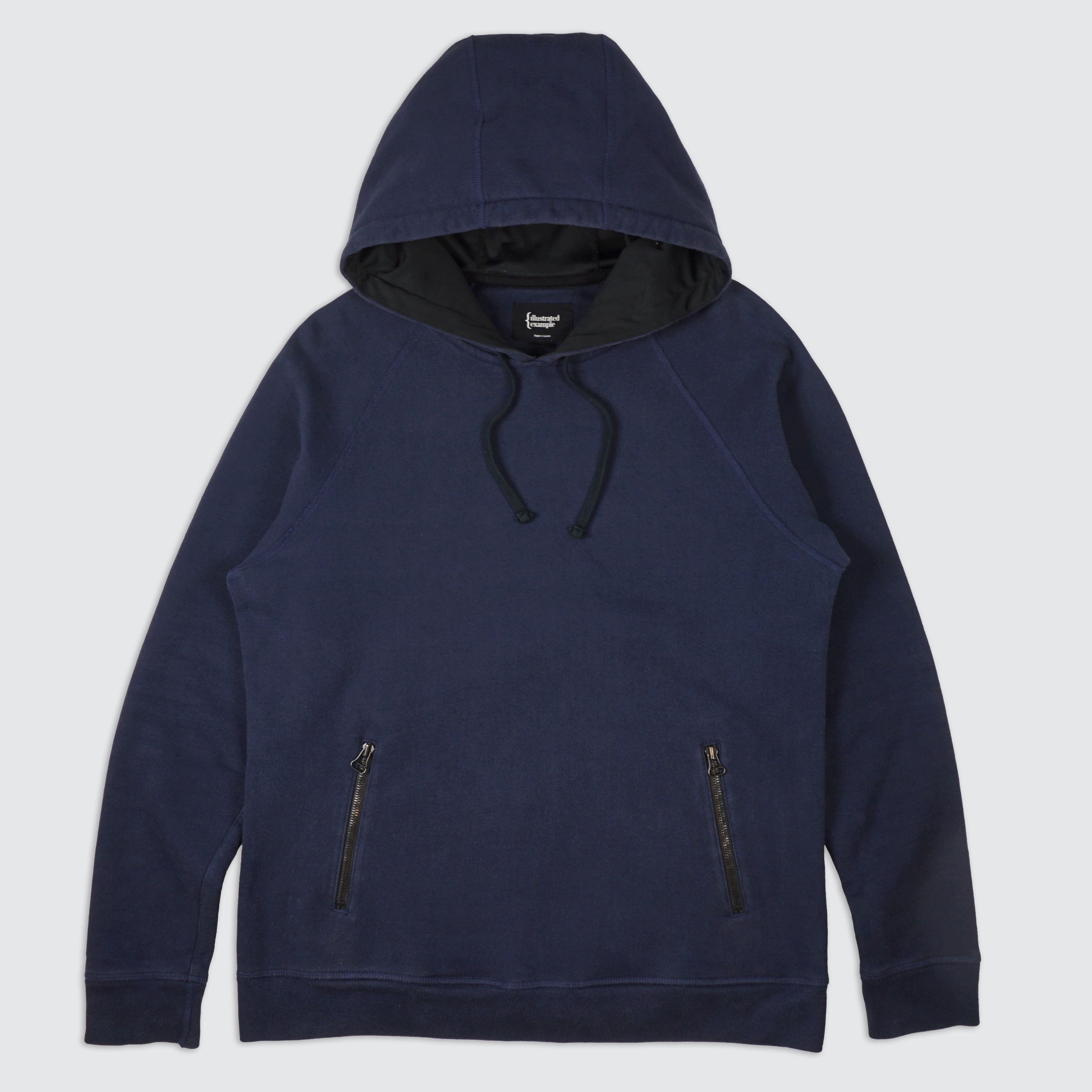 illustrated example Illustrated Example Cotton Fleece Hooded Sweatshirt Size US L / EU 52-54 / 3 - 1 Thumbnail
