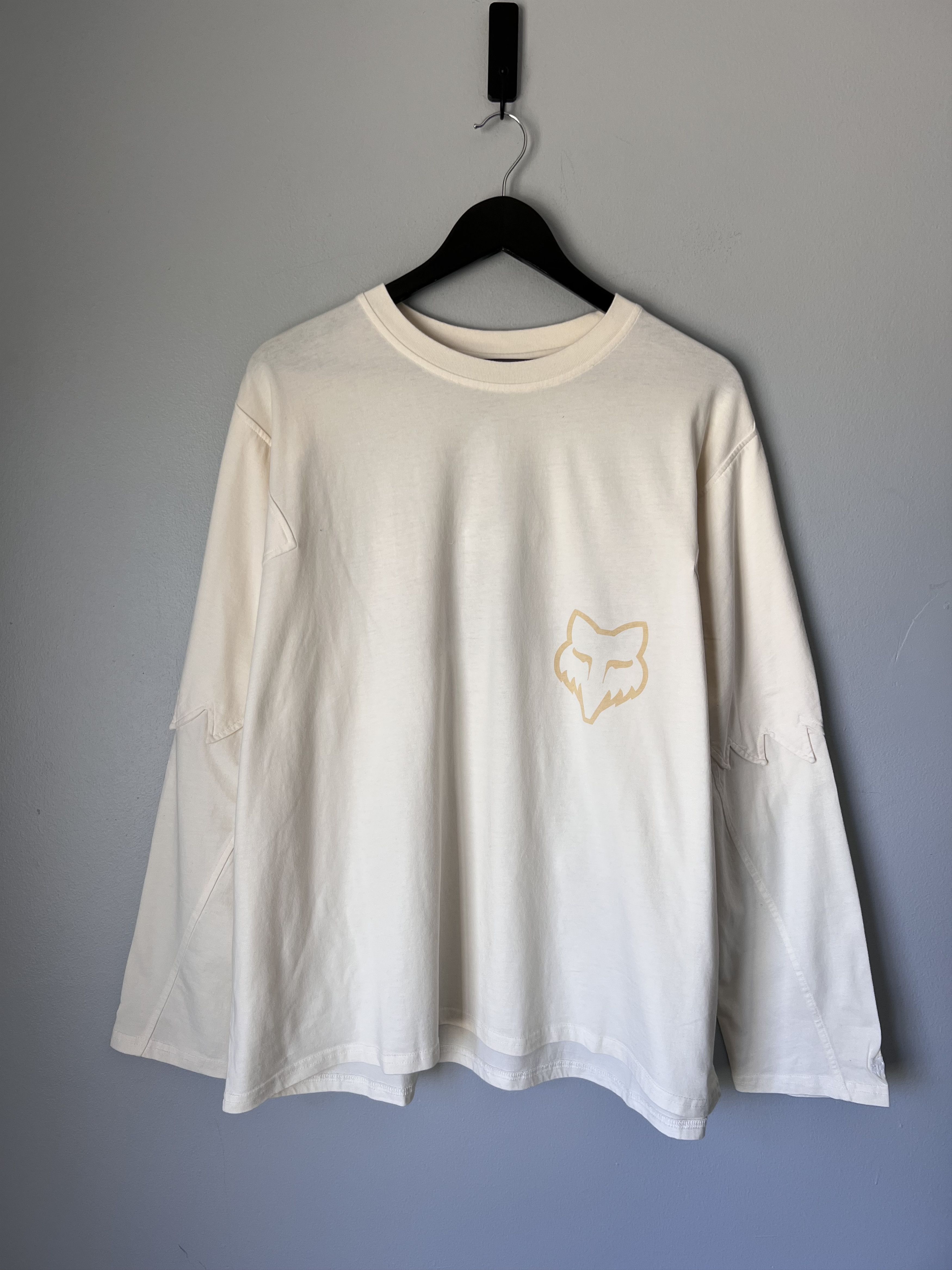 Fox Racing × Kiko Kostadinov Kiko Kostadinov Fox Racing Long Sleeve Tee in White Size US L / EU 52-54 / 3 - 3 Thumbnail