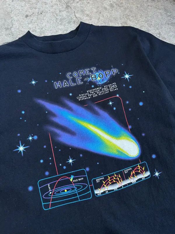 Japanese Brand Space T-shirt Acid Drugs Psychedelic weed lsd techno tee Size US L / EU 52-54 / 3 - 4 Thumbnail