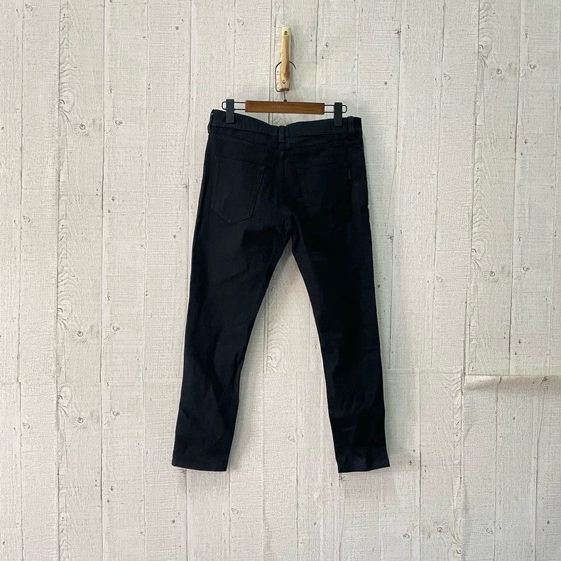 Saint Laurent Paris Saint Laurent ParisD02 Black Knife Cut Jeans 2504-Nextarro Size US 30 / EU 46 - 2 Thumbnail
