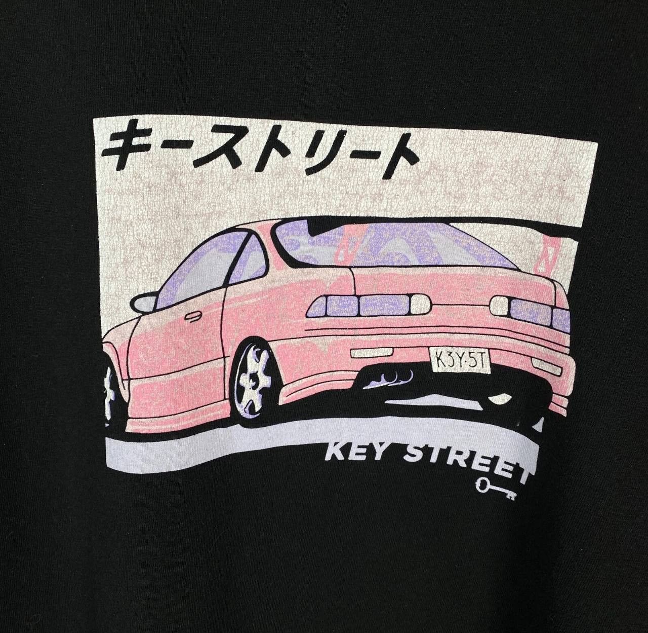 Vintage Key Street Tee Men's Size M Black Short Sleeve ` Size US M / EU 48-50 / 2 - 4 Thumbnail