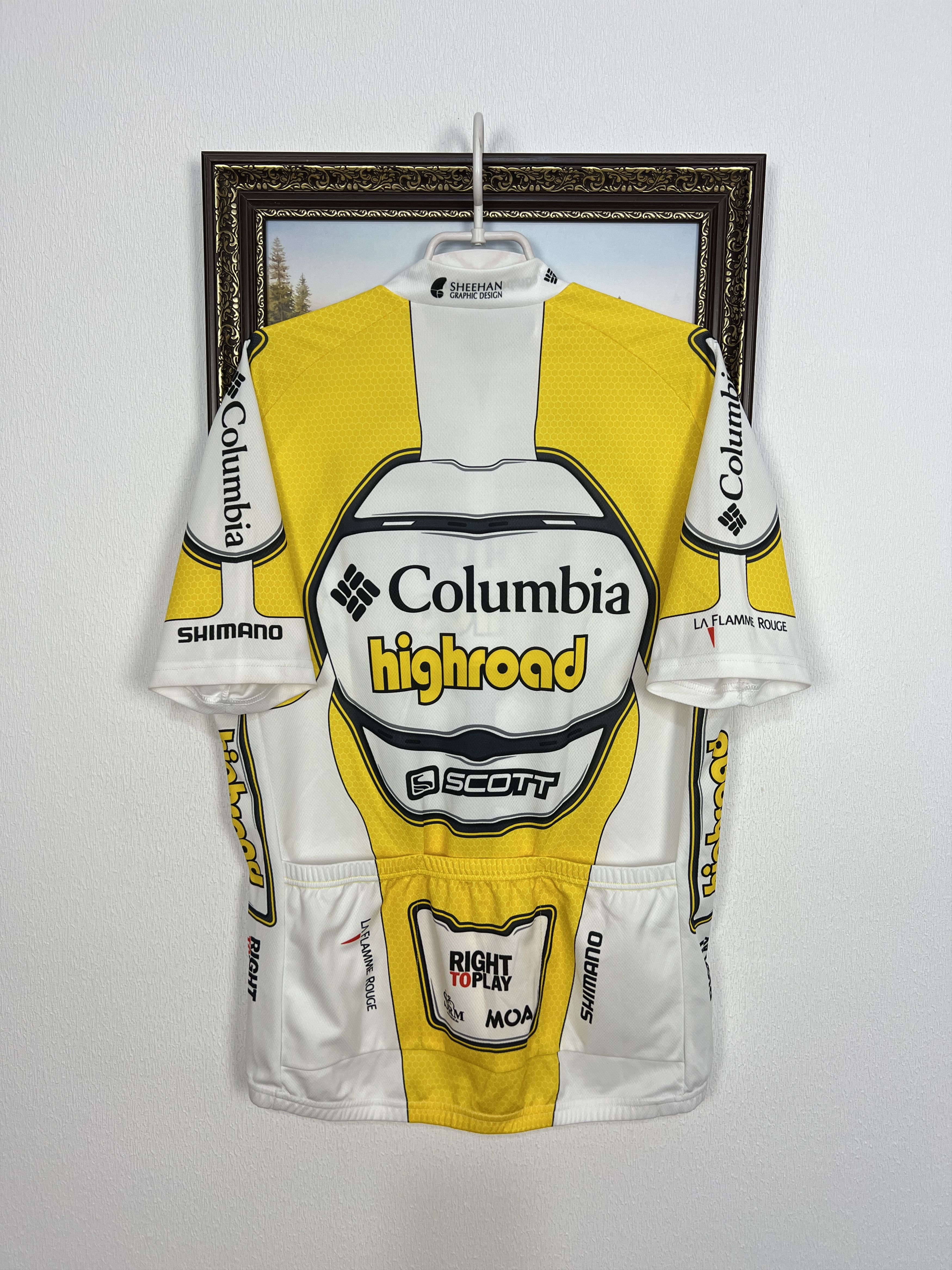 Vintage Vintage Columbia Highroad Cycling Jersey Mens Shirt Maglia Size US L / EU 52-54 / 3 - 14 Thumbnail
