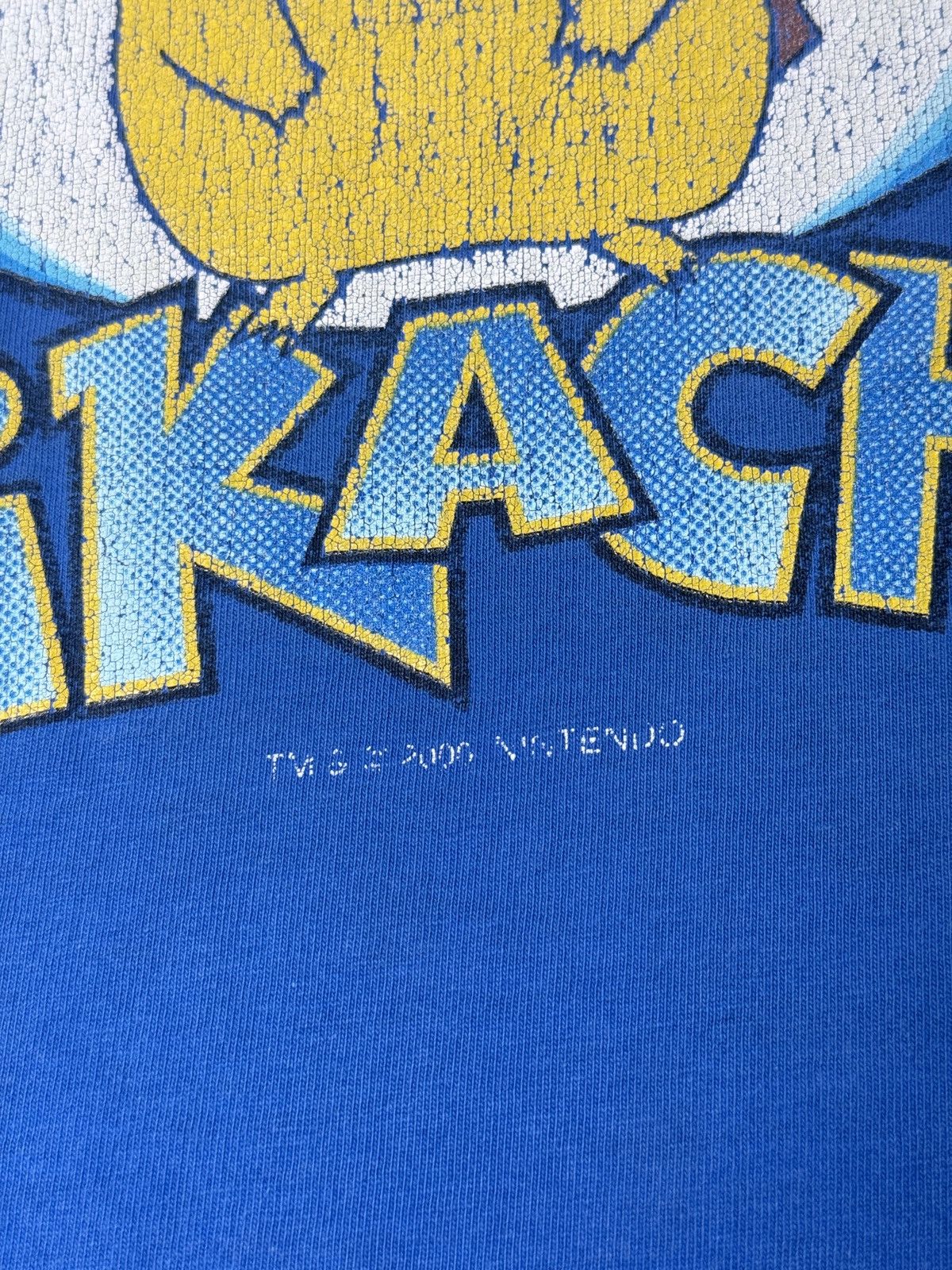 Pokemon × Vintage vtg 90s y2k Pokemon Pikachu Nintendo Blue XS Anime T shirt Size US XS / EU 42 / 0 - 3 Thumbnail