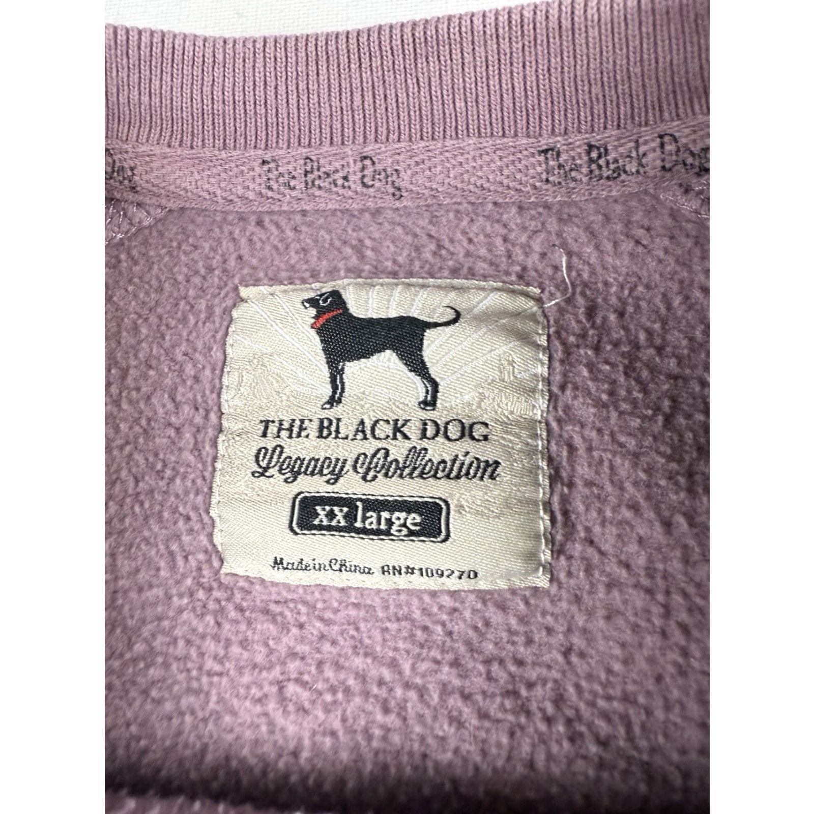 Vintage The Black Dog Sweatshirt 2XL Women Purple Crewneck Pullover Cotton Polyester Raglan Logo Casual Activewear Fall Winter Women's Sweatshirt Size XXL / US 16-18 / IT 52-54 - 2 Thumbnail