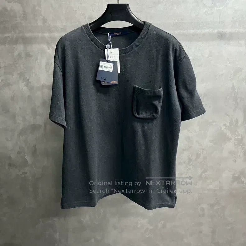 Other Louis Vuitton Grey Solid Round Neck Pullover Short Sleeve Size US XL / EU 56 / 4 - 1 Thumbnail