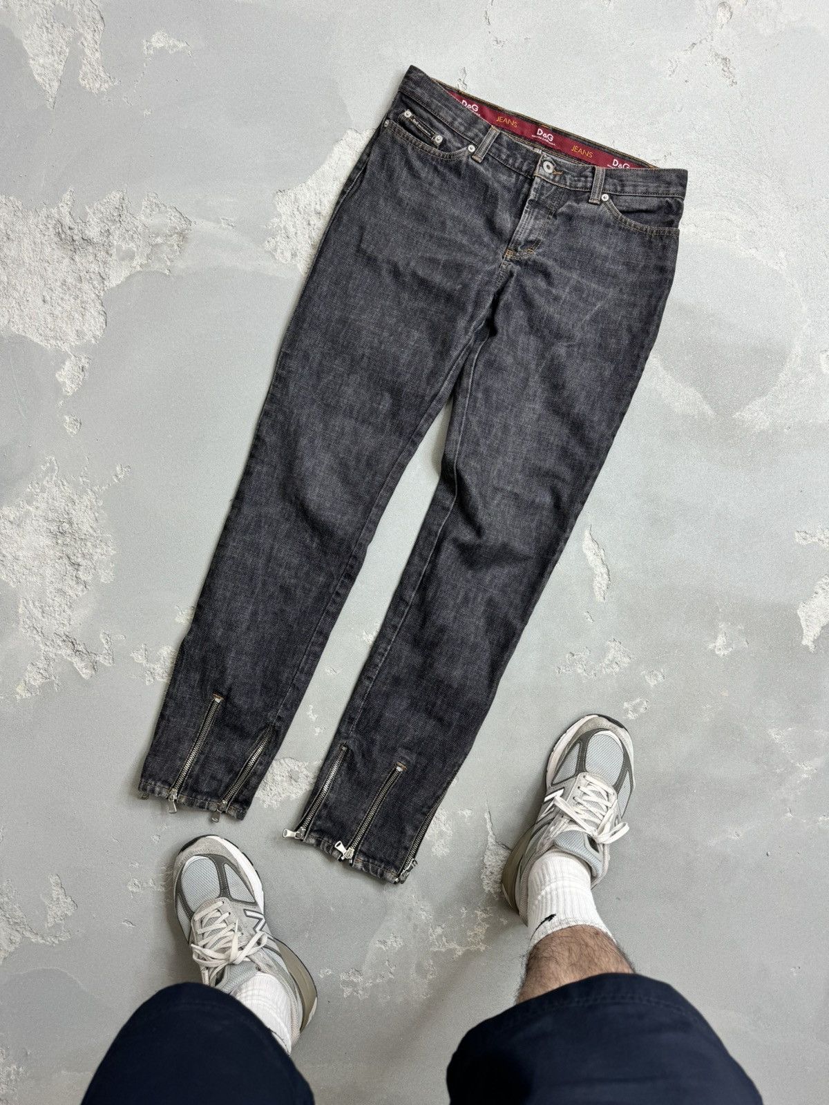 Dolce & Gabbana × Vintage DOLCE & GABBANA 2003 ZIPPER JEANS Size 27" / US 4 / IT 40 - 3 Thumbnail