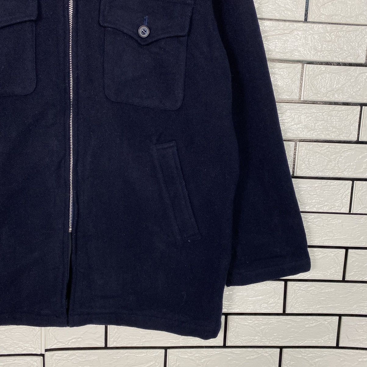 Issey Miyake 📌Vintage Wool Chore Jacket Zipper Blanket Massimo Supply Size US M / EU 48-50 / 2 - 6 Thumbnail