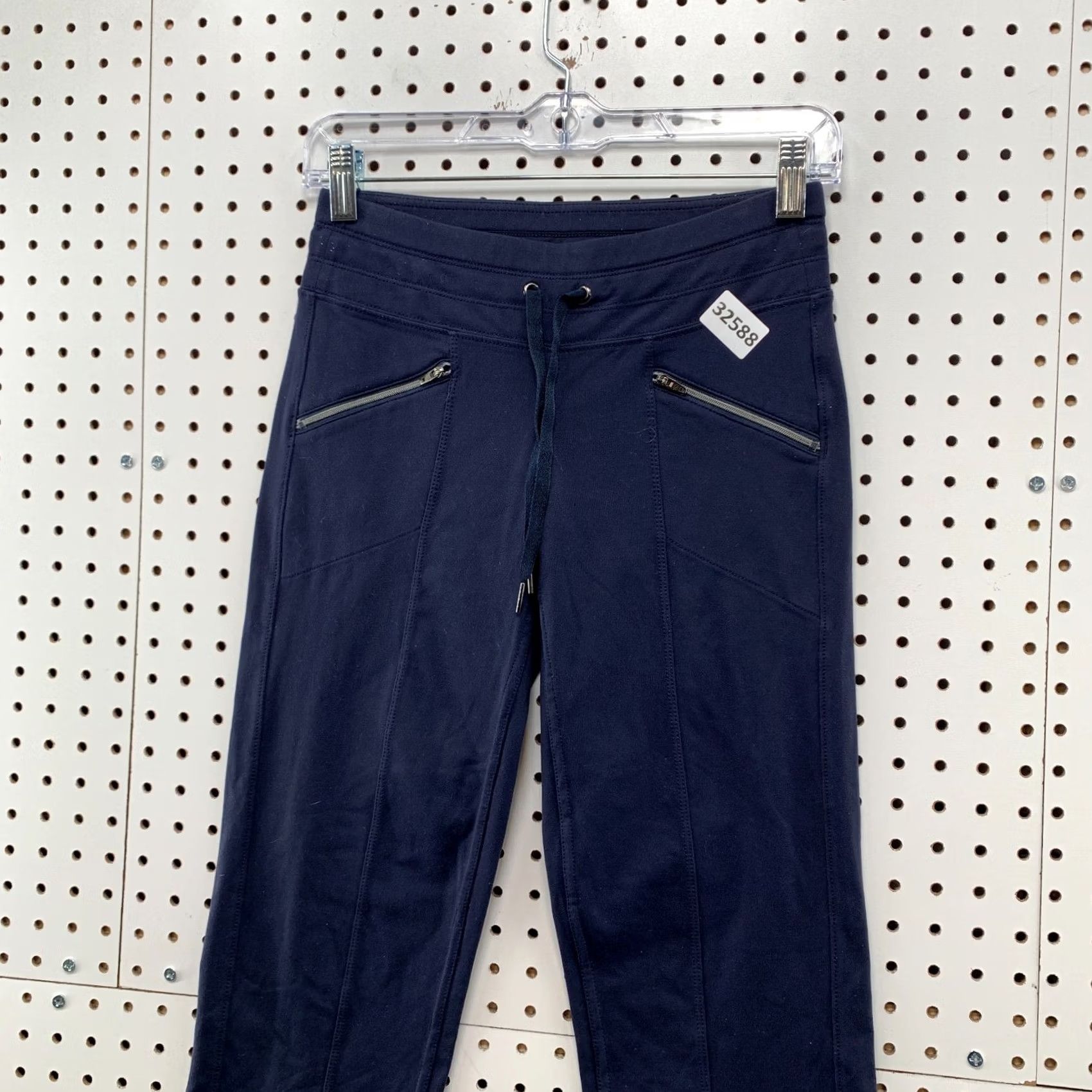 Athleta ATHLETA Womens Joggers Lounge Pants Blue XXS Drawstring Ankle Slouch 25x23 Size 24" / US 00 / IT 34 - 5 Thumbnail