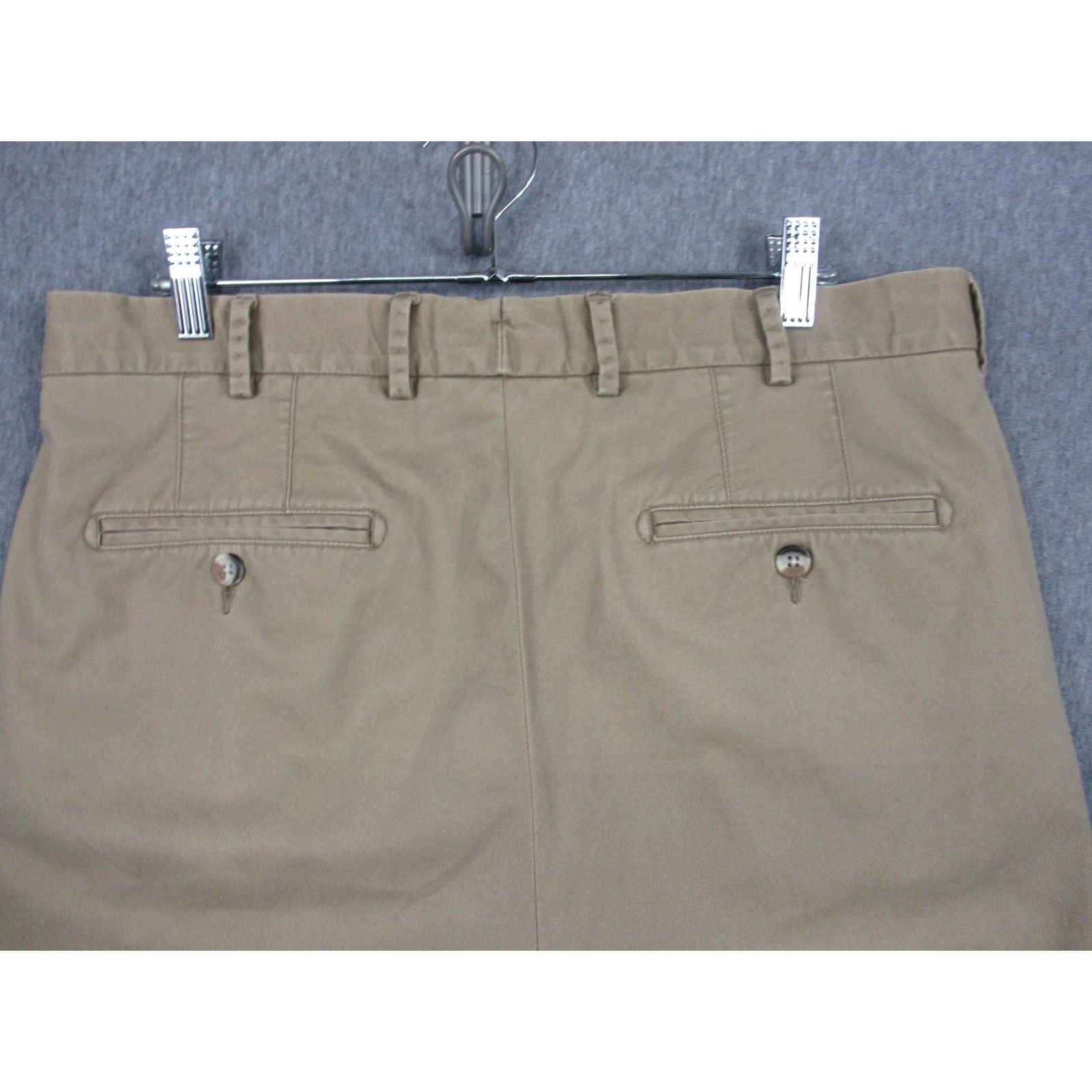 Peter Millar Peter Millar Mens Chino Pants Beige 33 Size Size US 33 - 6 Thumbnail