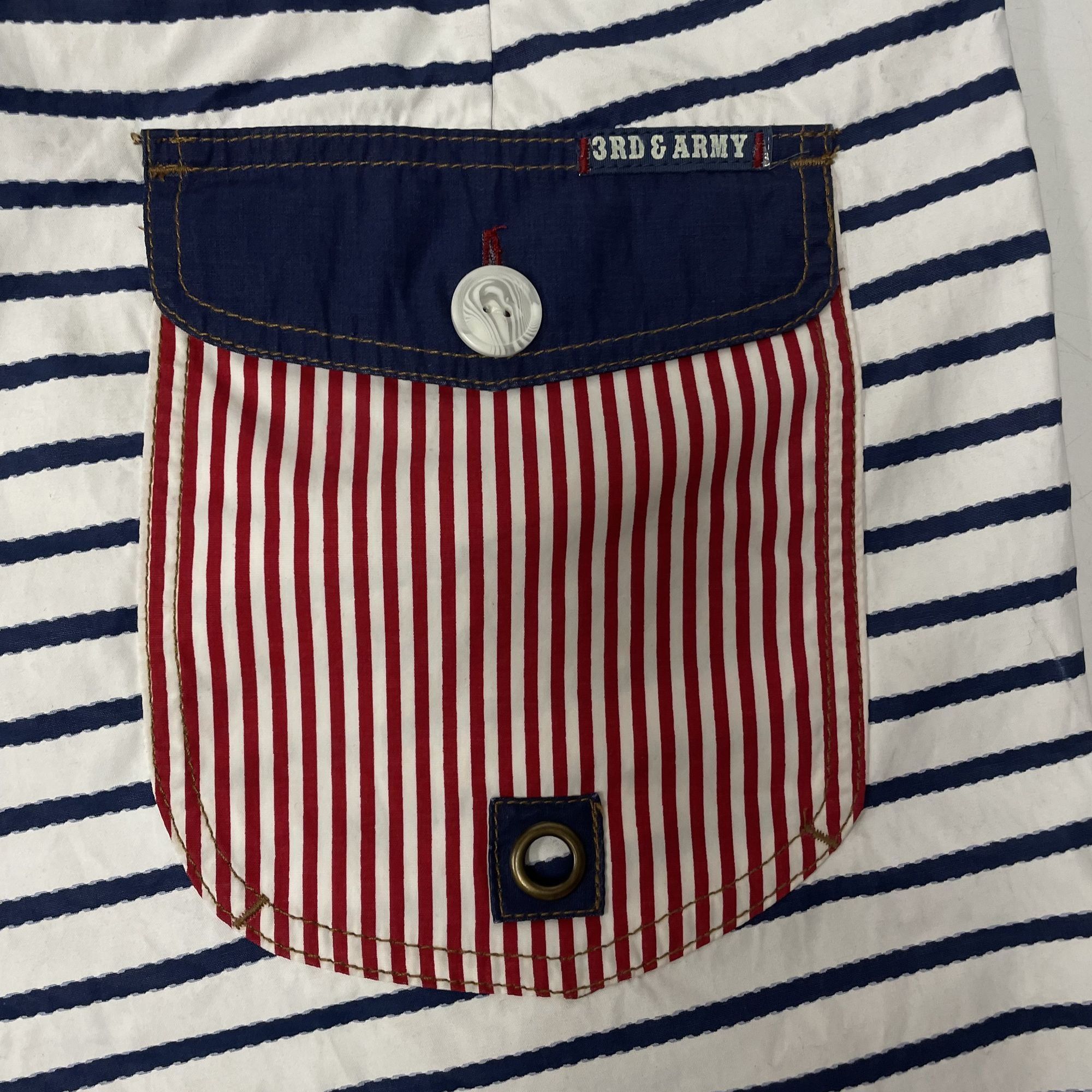 Third & Army 3rd & Army USA FLAG Nautical Surf Board Swim Trunks Size US 36 / EU 52 - 10 Thumbnail