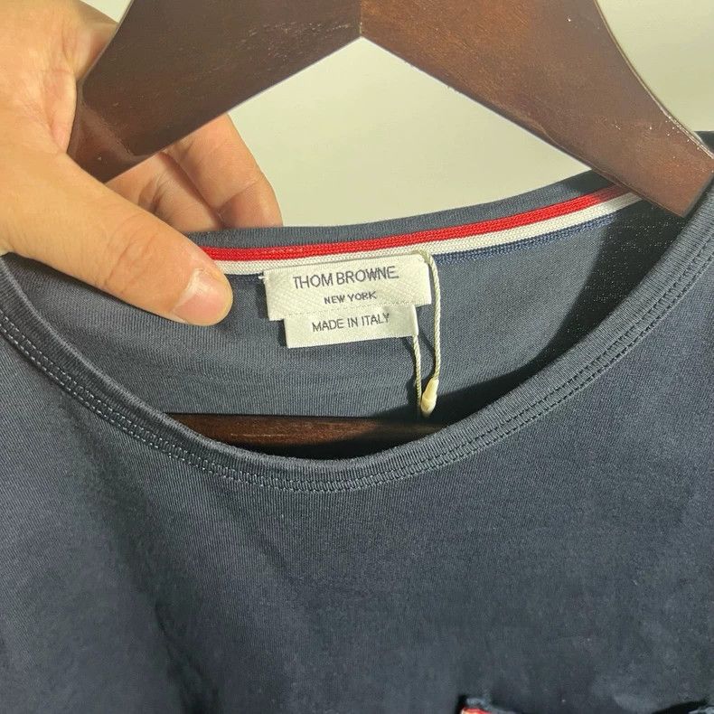Thom Browne Thom Browne Pocket striped short sleeves Size US S / EU 44-46 / 1 - 3 Thumbnail