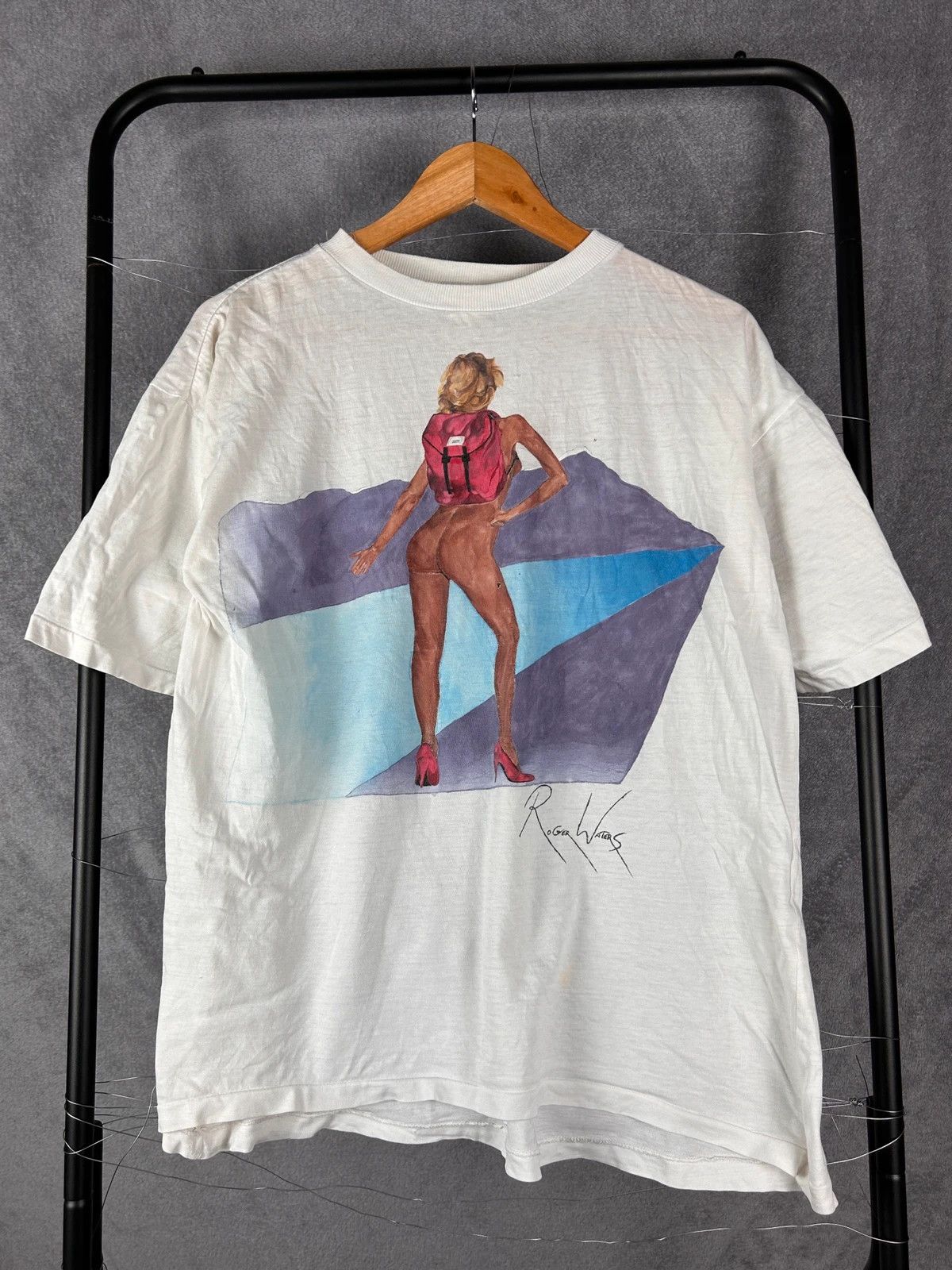 Band Tees × Vintage Roger Waters The Pros And Cons of Hitch Hiking vintagestitch Size US M / EU 48-50 / 2 - 1 Thumbnail