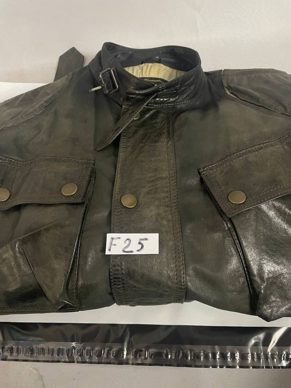 Belstaff Belstaff Leather Biker Jacket Size US XL / EU 56 / 4 - 22 Thumbnail