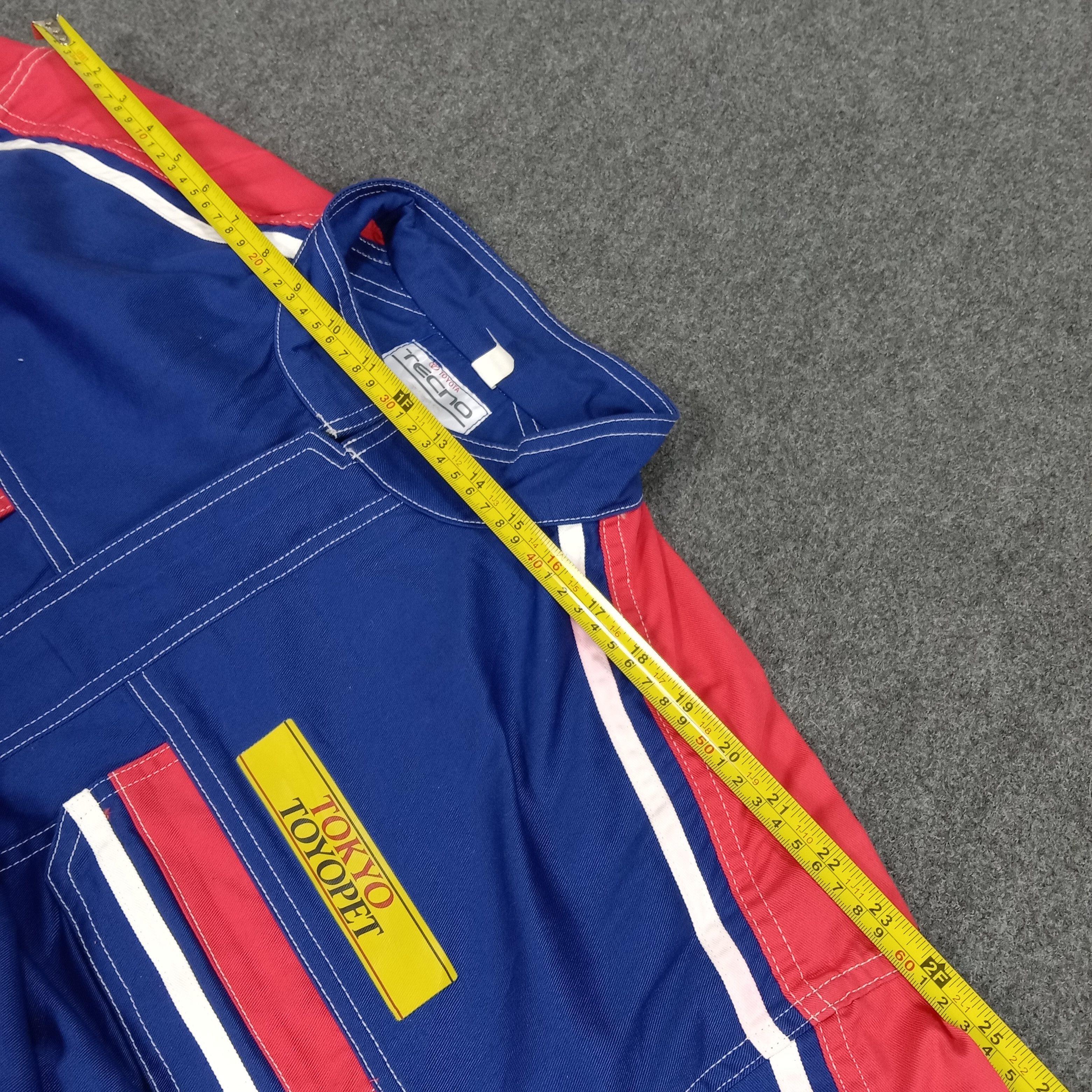 Japanese Brand × Vintage Toyota Tecno Japanese Toyopet Racing Coverall Jacket Size US XL / EU 56 / 4 - 10 Thumbnail
