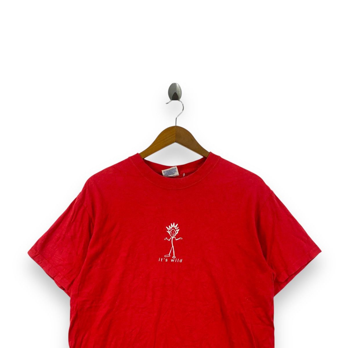 Vintage Vintage IT’S WILD STICKMAN FBC College Ministry Tee Shirt Size US M / EU 48-50 / 2 - 2 Thumbnail