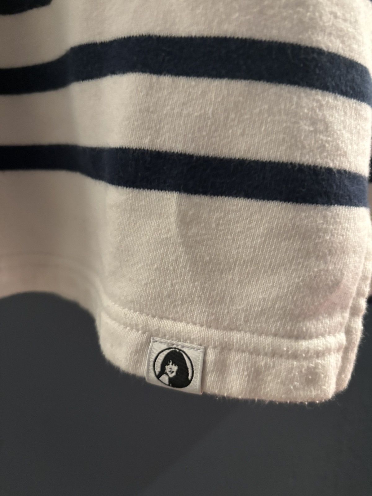 Hysteric glamour striped sweatshirt