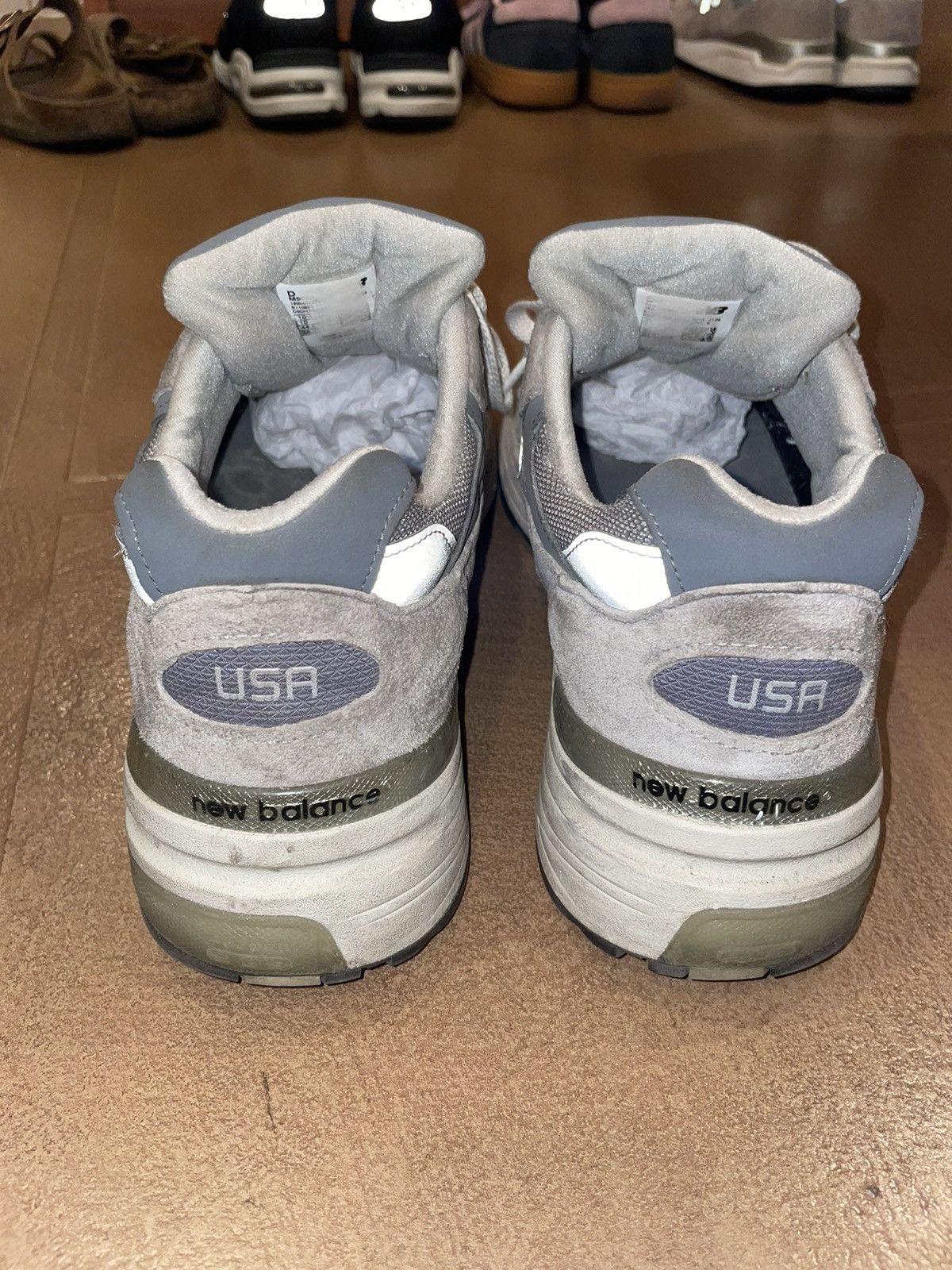 Made In Usa × New Balance New Balance 992 Grey Mens US 10.5