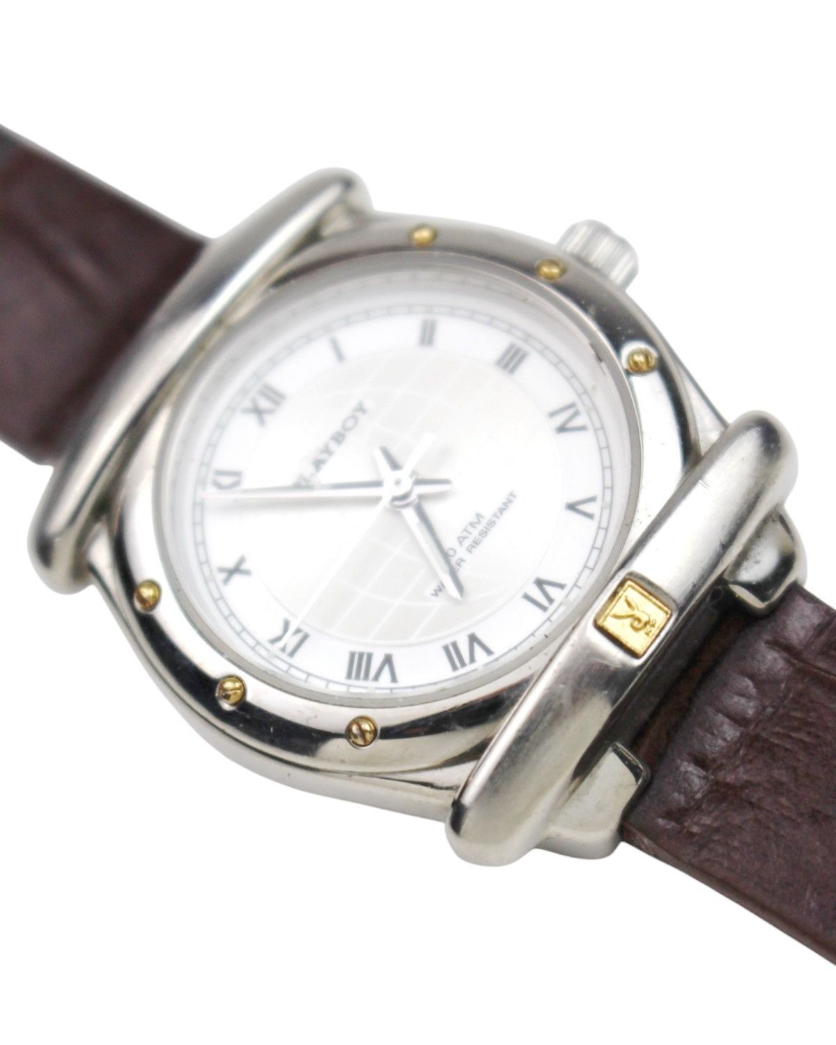 Playboy PLAYBOY TIME FORCE SWITZERLAND ROMAN DIAL QUARTZ WATCH Size ONE SIZE - 4 Thumbnail