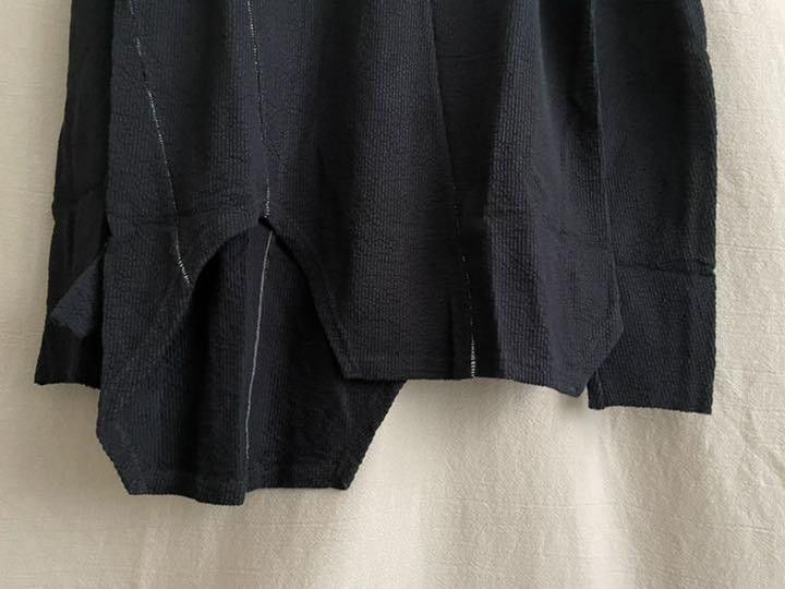 The Viridi-anne Assymetric Scar Stitch Turtleneck - BLACK JP 3 Size US L / EU 52-54 / 3 - 11 Thumbnail