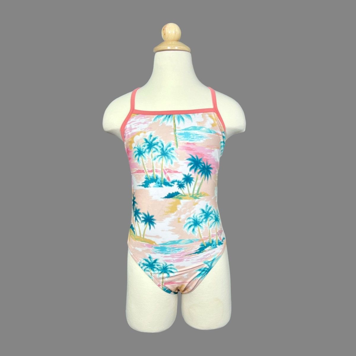 Speedo Speedo Big Girls Printed One-Piece Swimsuit 5-6 yrs Size ONE SIZE - 2 Thumbnail