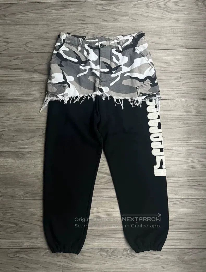 Vetements Vetements size M Camouflage Print Fake Two-Piece Pants Size US 27 - 1 Thumbnail