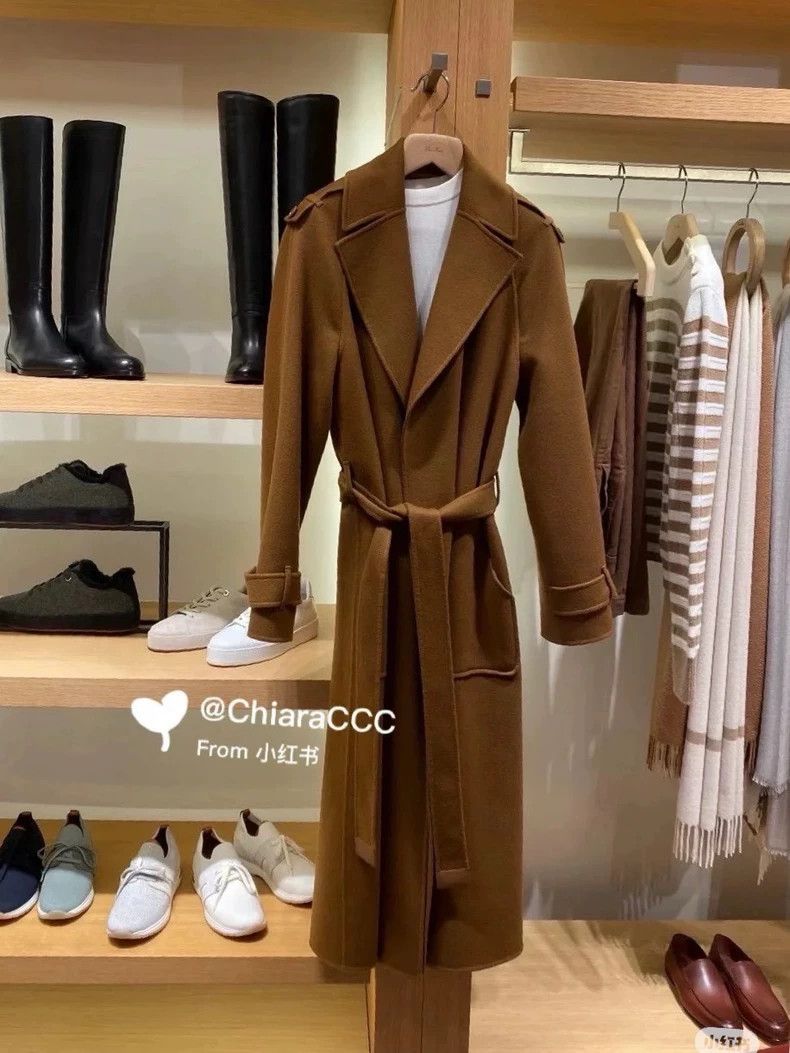 Loro Piana LORO PIANA Caramel colored cashmere coat Size S / US 4 / IT 40 - 3 Thumbnail