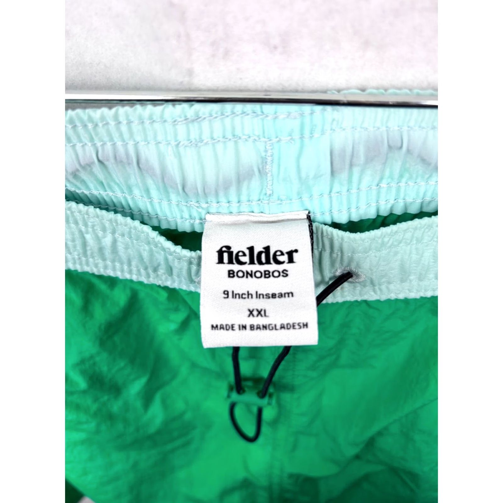 Bonobos Bonobos Fielder Men 2XL Green Ripstop Shorts 9" Golf Outdoor Preppy Drawstring Size US 39 - 4 Thumbnail