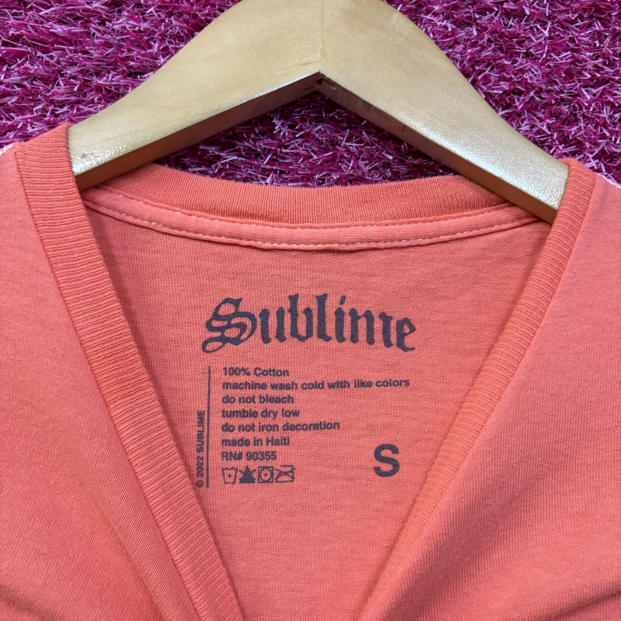 Sublime Sublime Monochrome Orange Logo Rock Tee size small Size US S / EU 44-46 / 1 - 4 Thumbnail