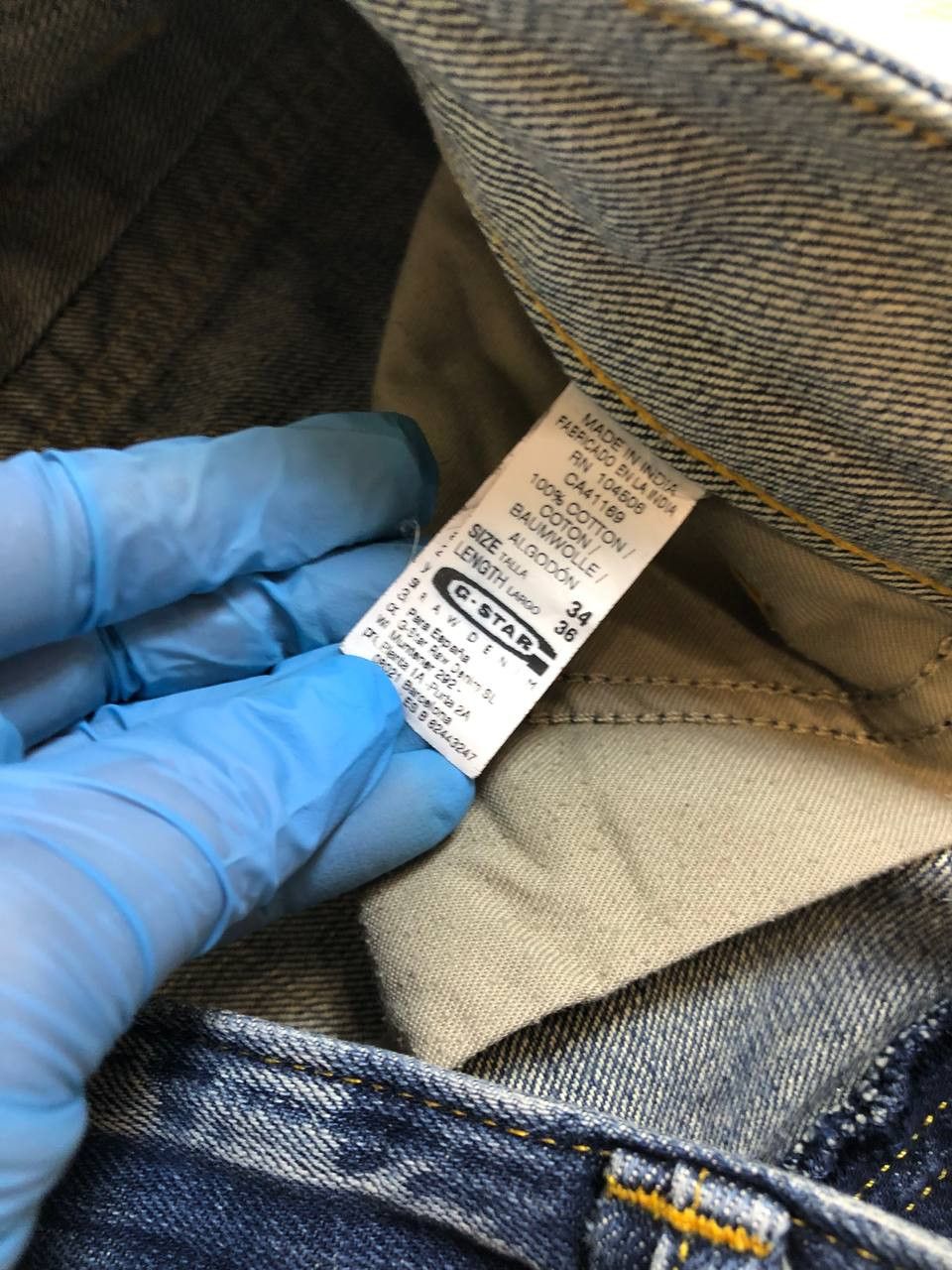 G-Star G-Star Raw Denim Jeans Straight Distressed Size US 34 / EU 50 - 3 Thumbnail