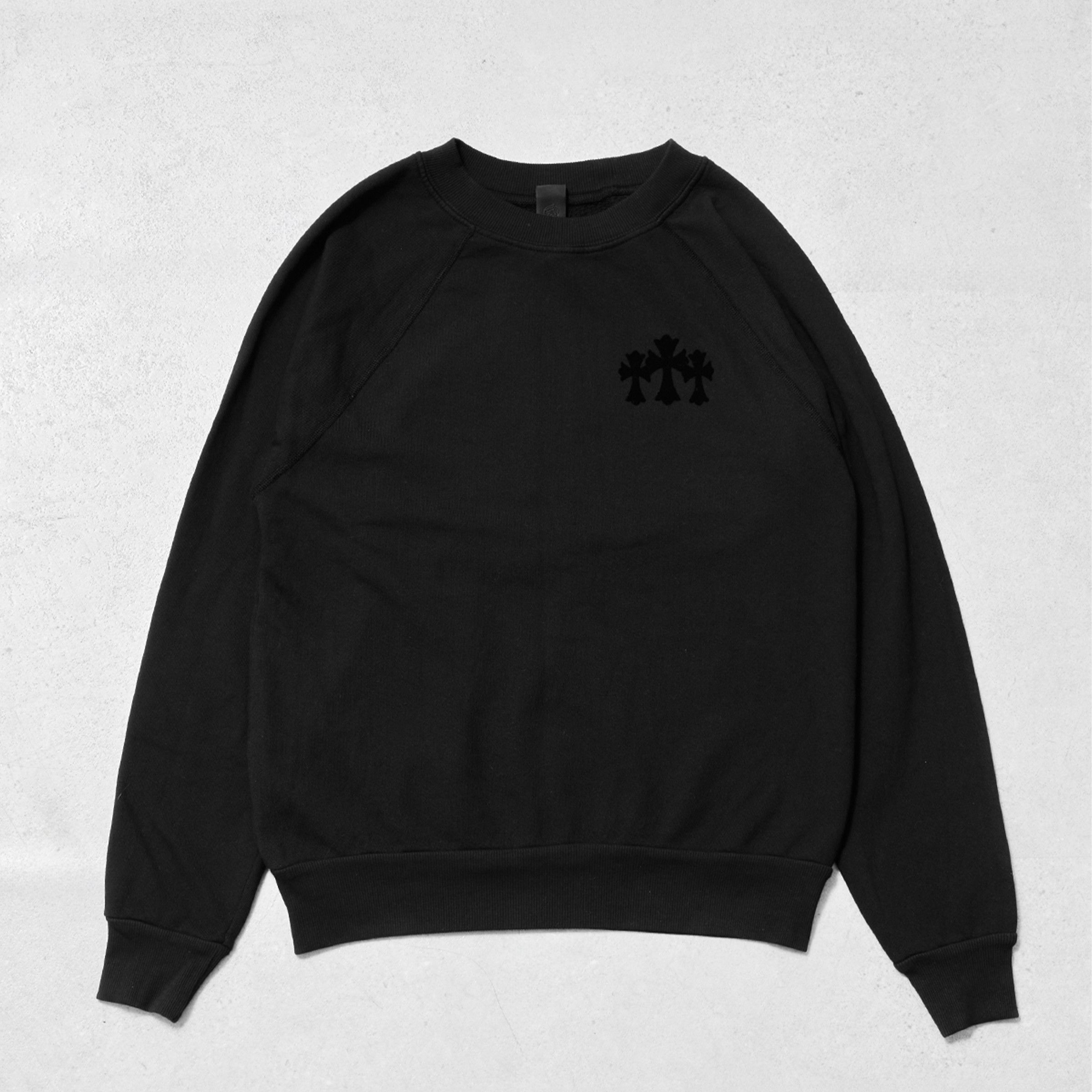 Chrome Hearts CHROME HEARTS Blind Spot Black Tripple Cross Sweater BLACK Size US S / EU 44-46 / 1 - 2 Thumbnail