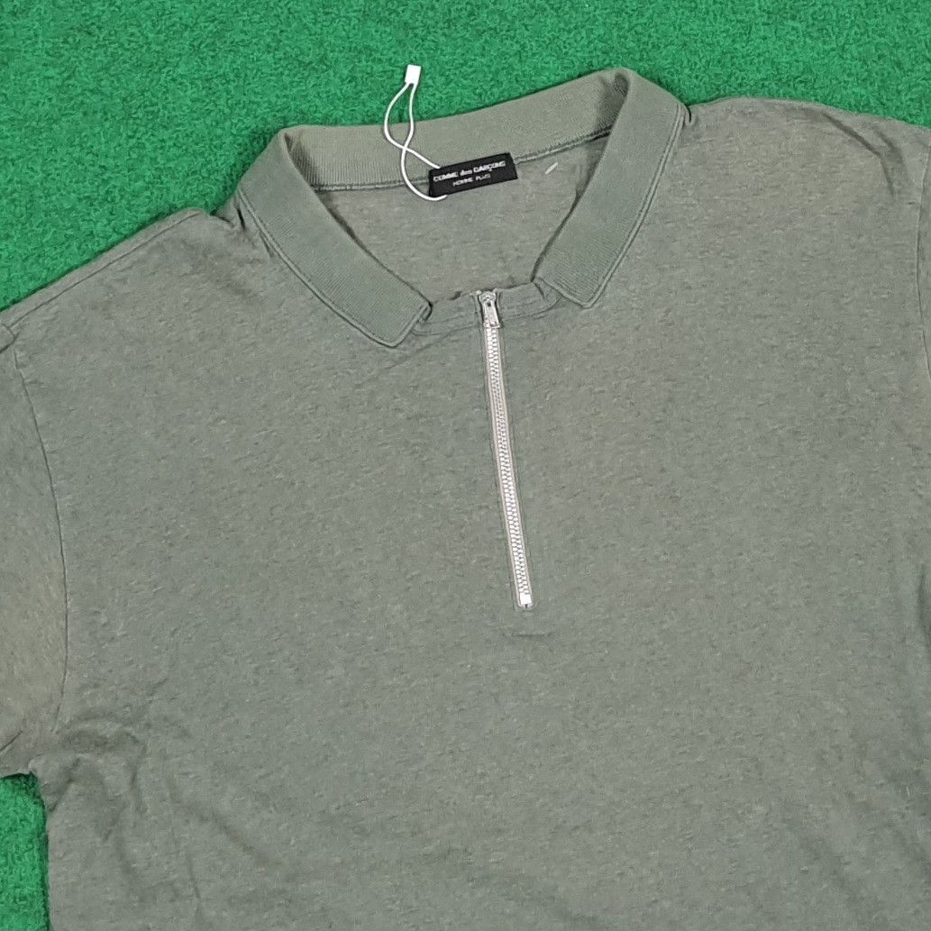 Comme des Garcons Homme Plus Vintage Comme Des Garcons Homme Plus Polo Zip Tee C294N61 Size US L / EU 52-54 / 3 - 2 Thumbnail