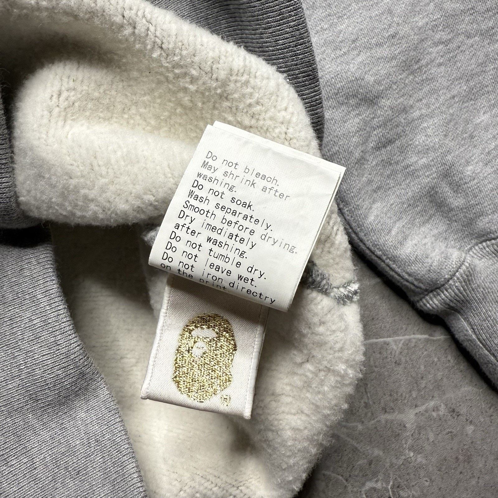 Bape Vintage 2000s BAPE AAPE Star Pattern Sweatshirt Medium Size M / US 6-8 / IT 42-44 - 8 Thumbnail